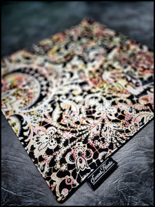 Peach Paisley Batik