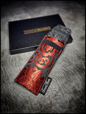 Red/Black Silk1-OFF Pouch