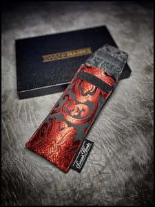 Red/Black Silk1-OFF Pouch