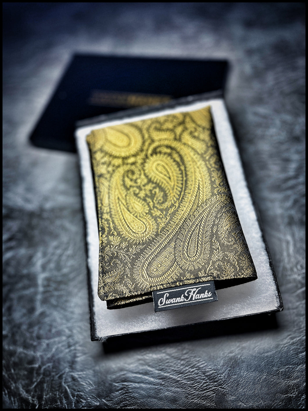 Golden Paisley Silk