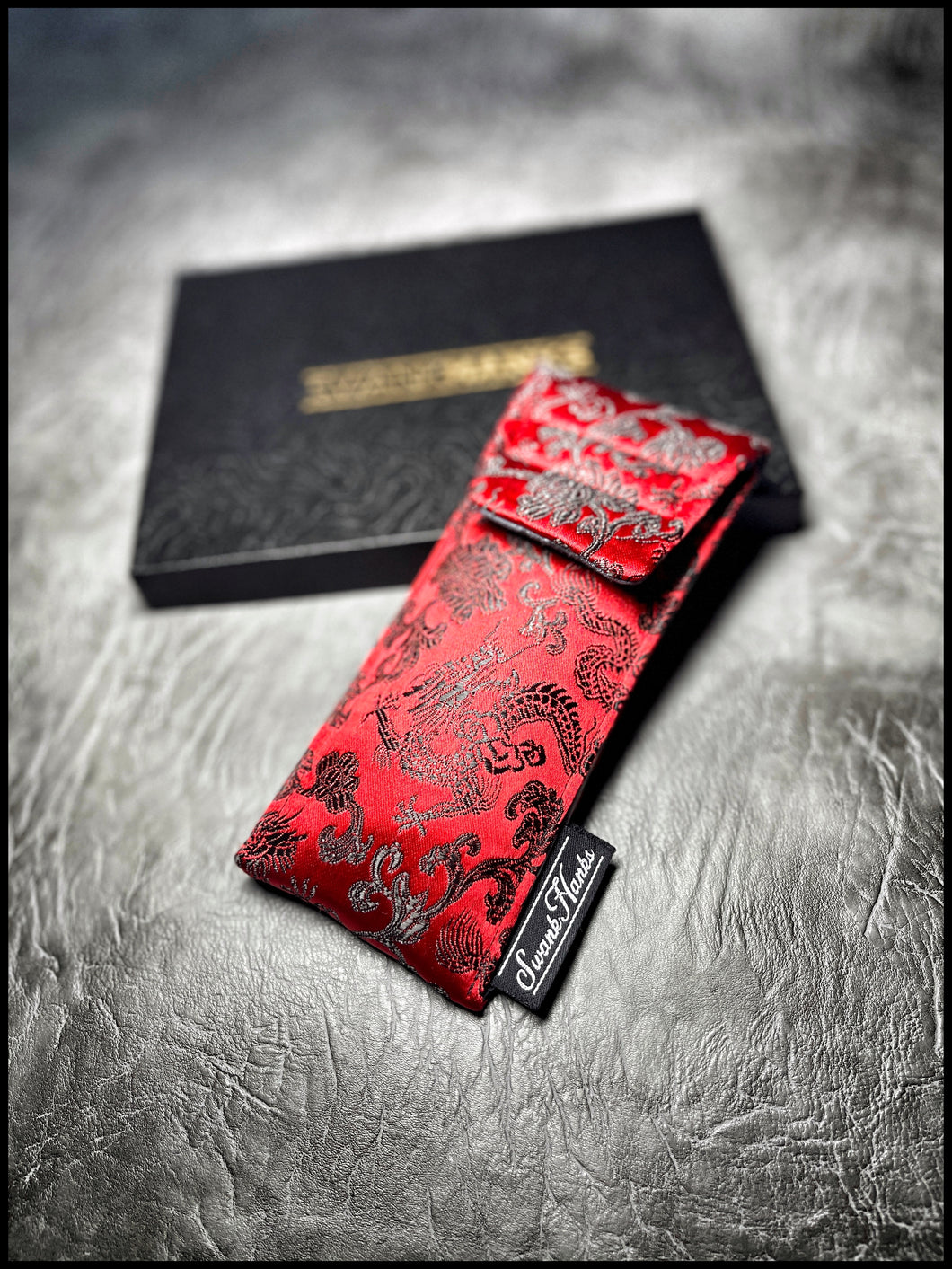 1-OFF Red Dragon Silk Pouch