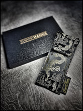 1-OFF Black/Gold Dragon Silk Pouch
