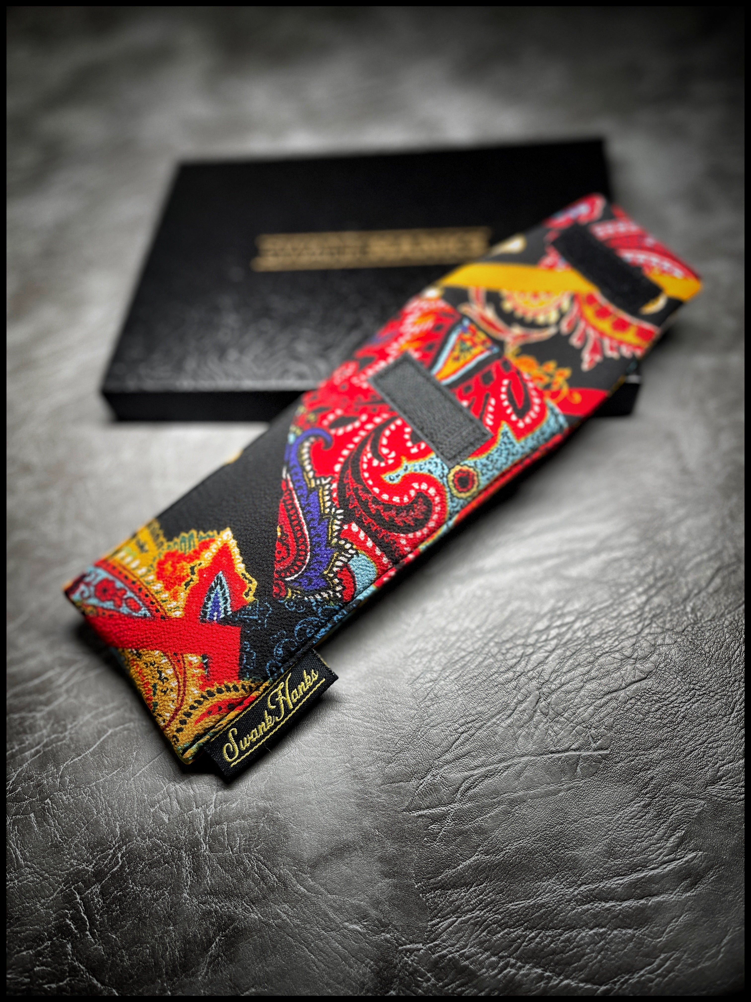 Bougie Silk Crepe Paisley Single