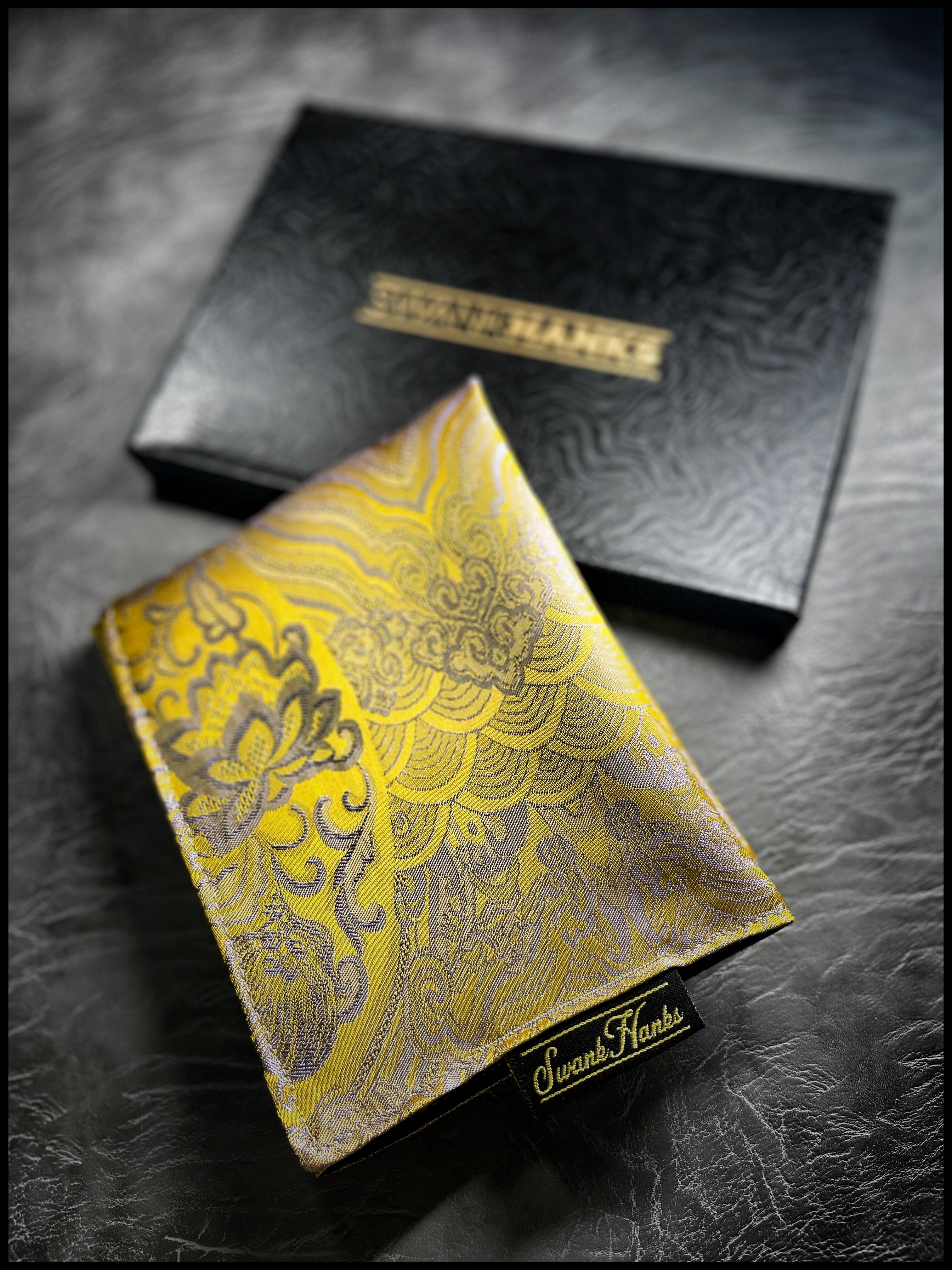 Gold Satin/Silver Chinese Silk