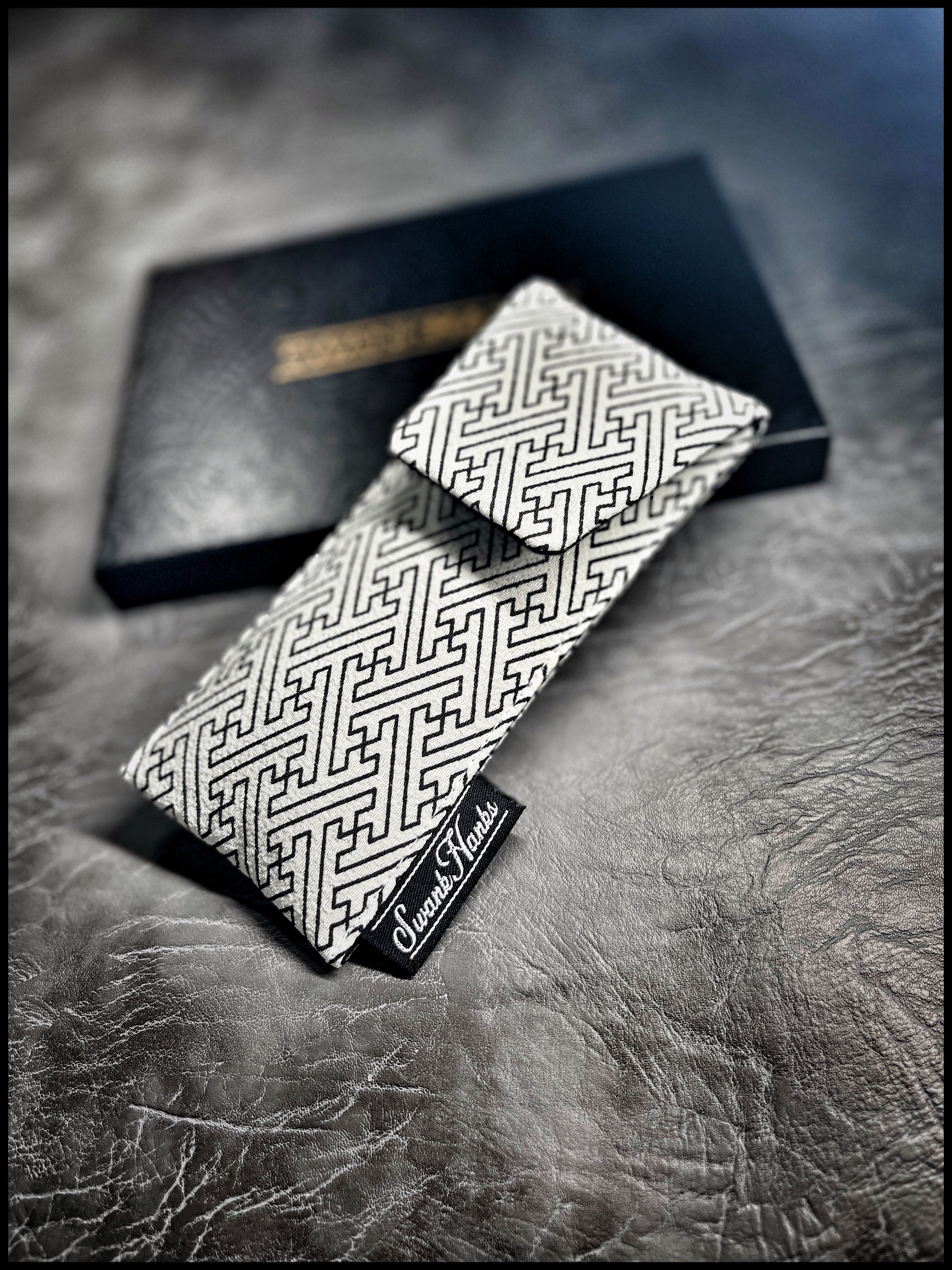 Sayagata Silk Crepe Pouch