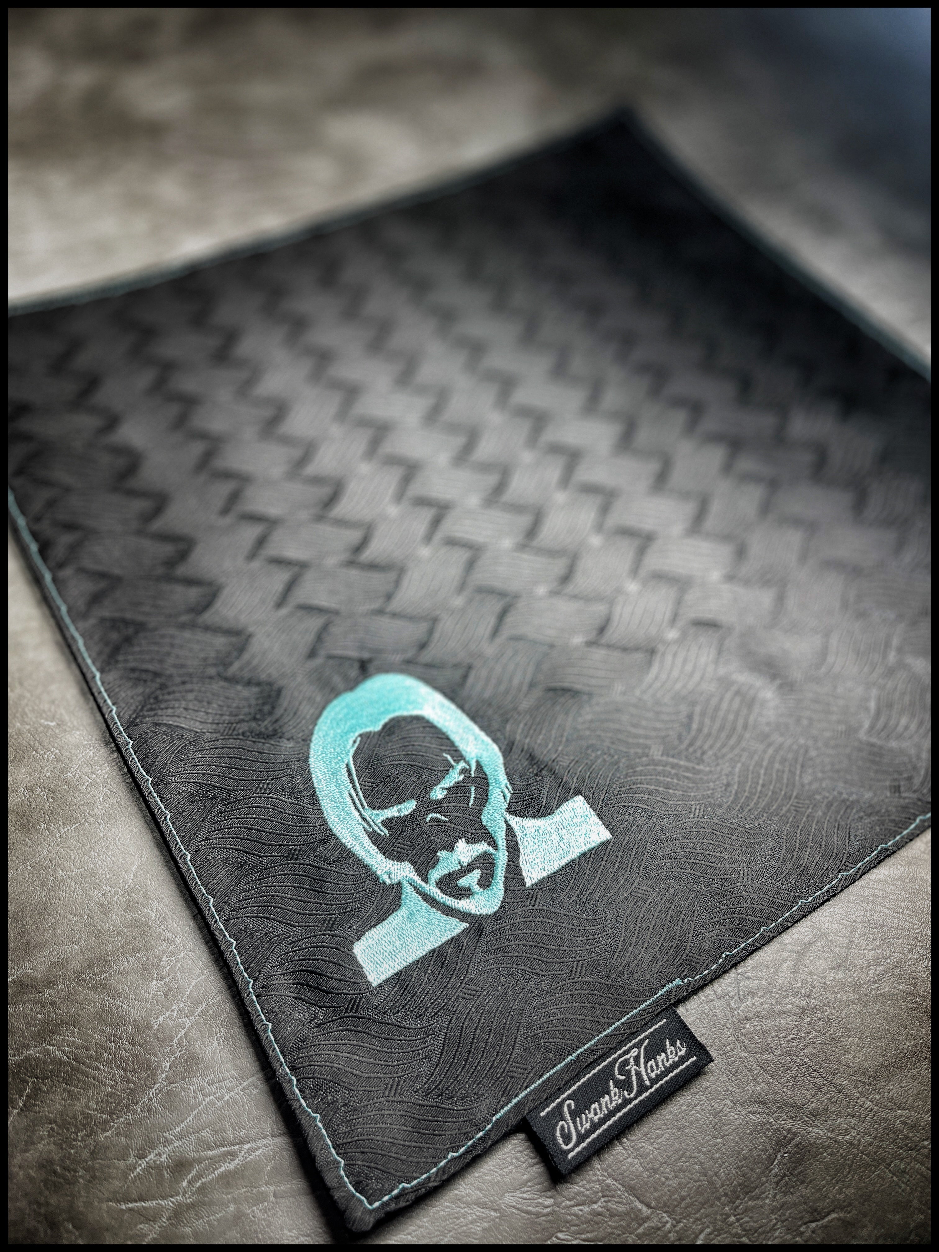 Basketweave Silk Tiffany Blue Wick 1-OFF