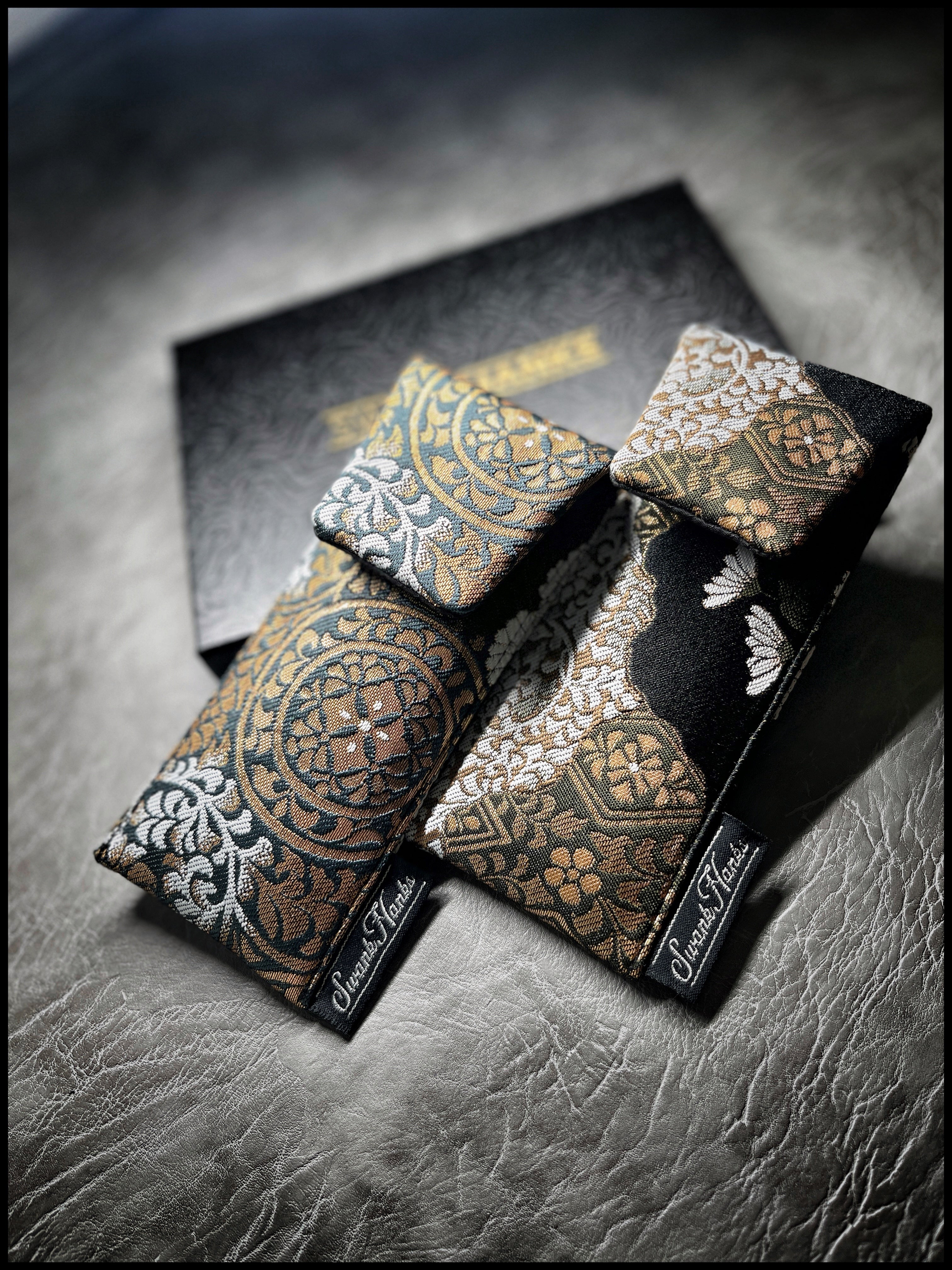 Chrysanthemum Silk Brocade Single Pouch