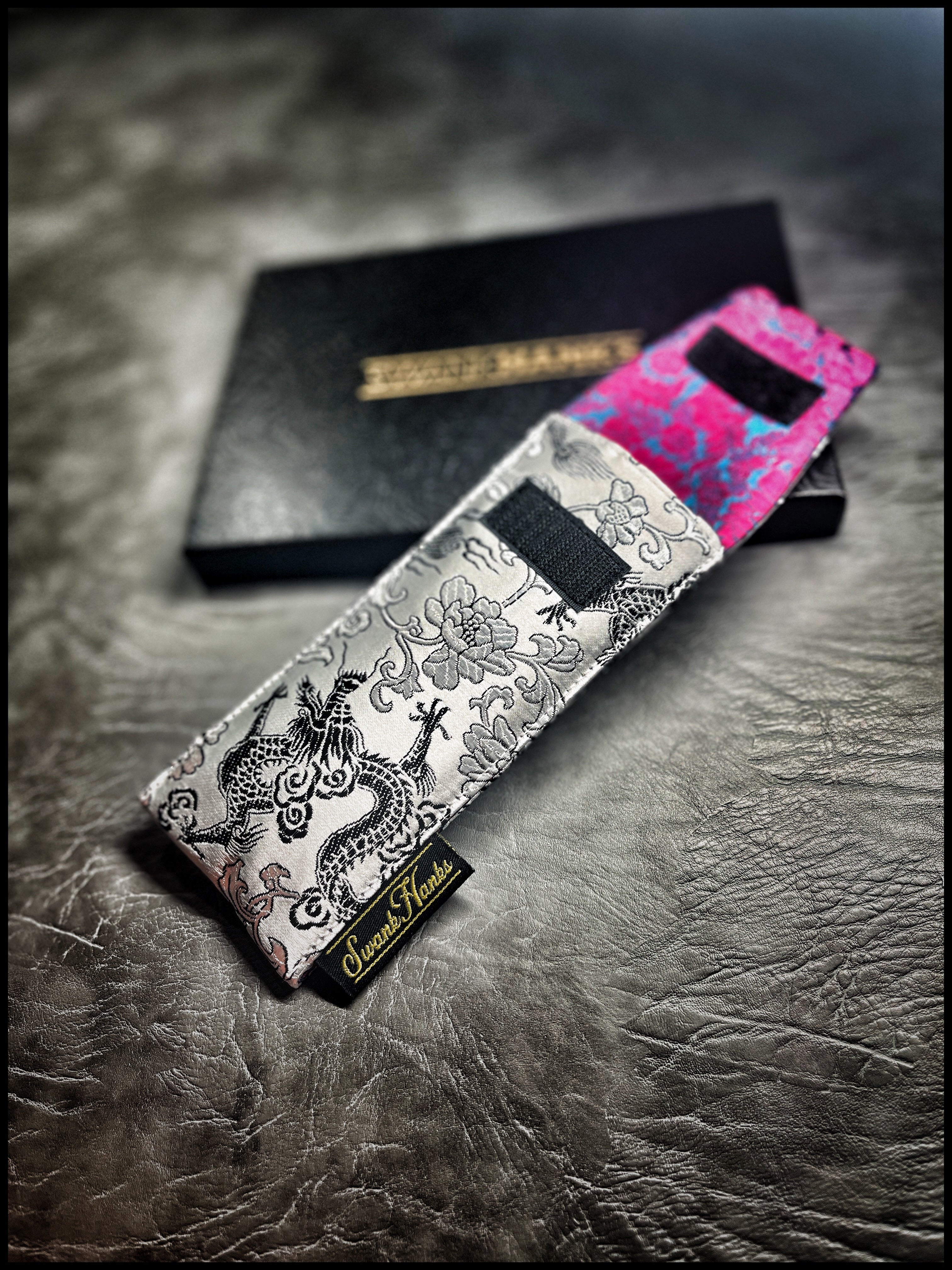 One-Off Satin Silver Dragon Silk/ Mulberry Color Shifter