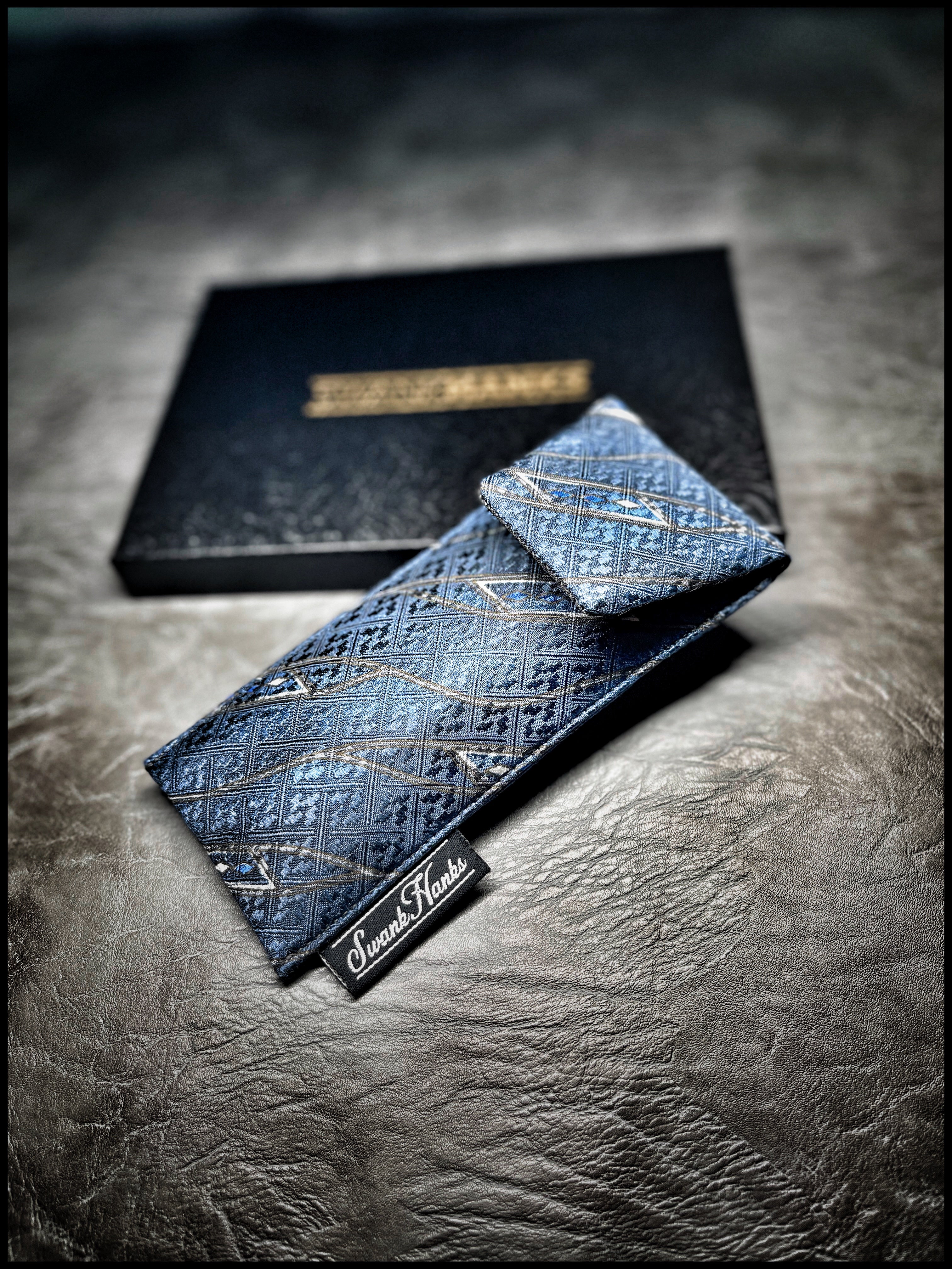 Textured Royal Blue Single Pouch