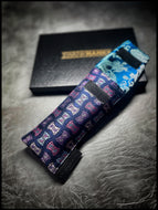 Blurple Jigsaw/ Blue Dragonsilk 1-OFF Single Pouch