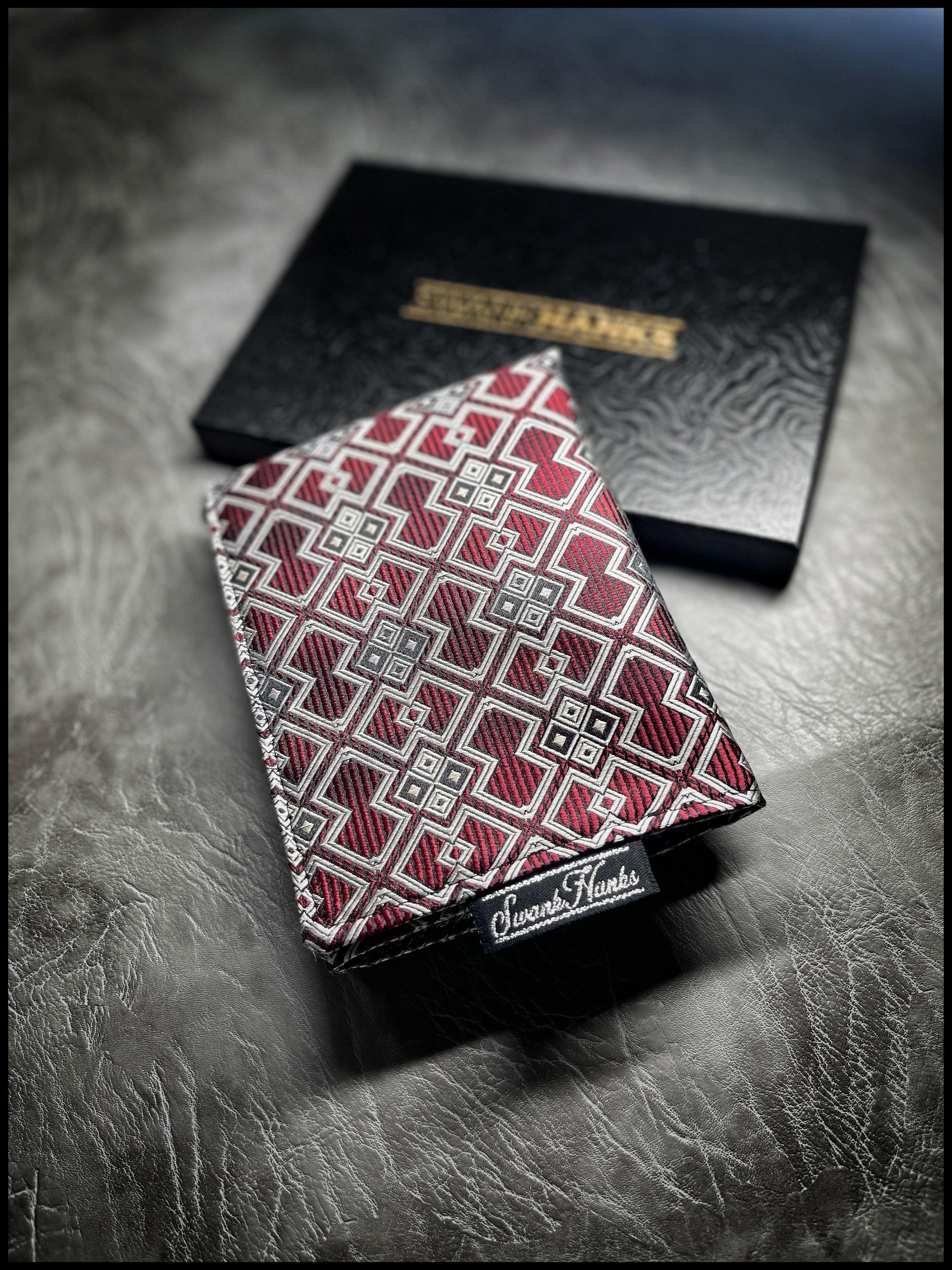 Red/Silver Pinstripe Gates Pouch