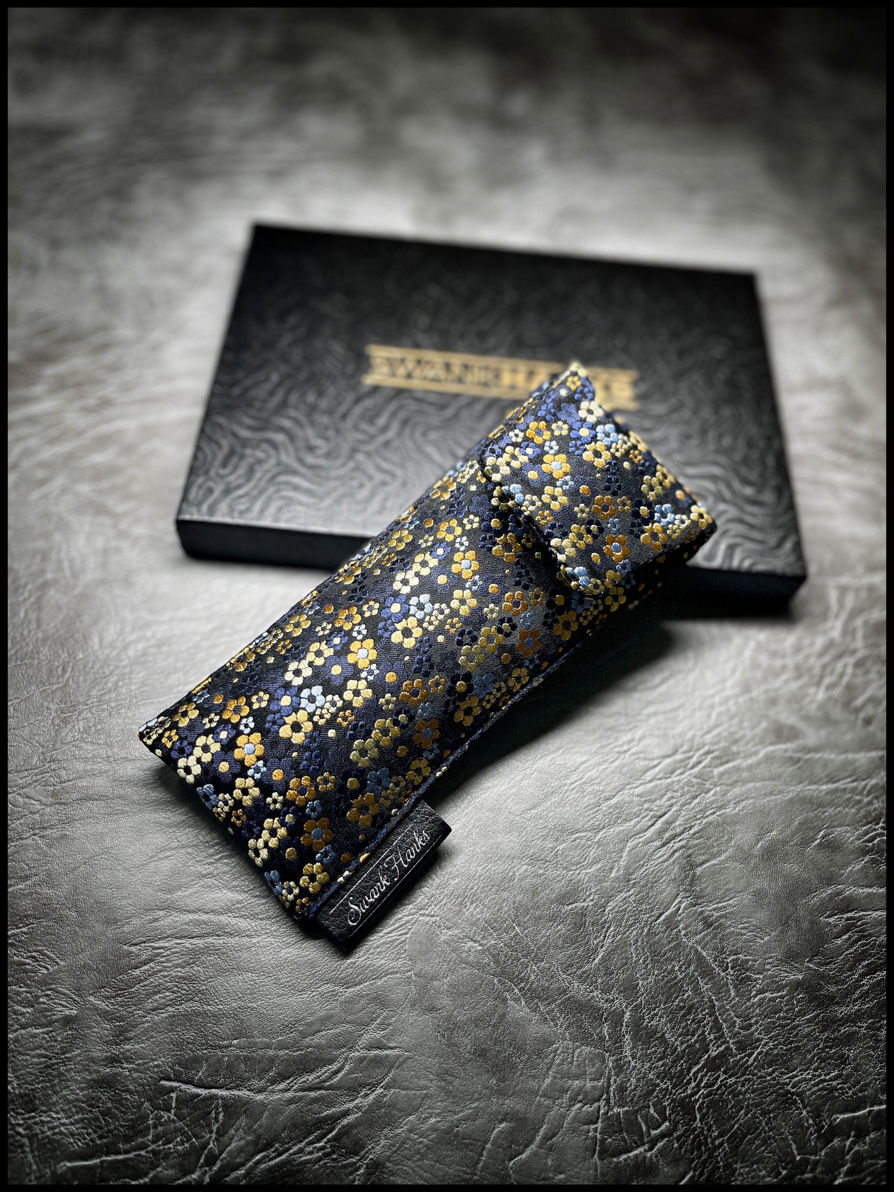 Poppy Floral Silk Pouches