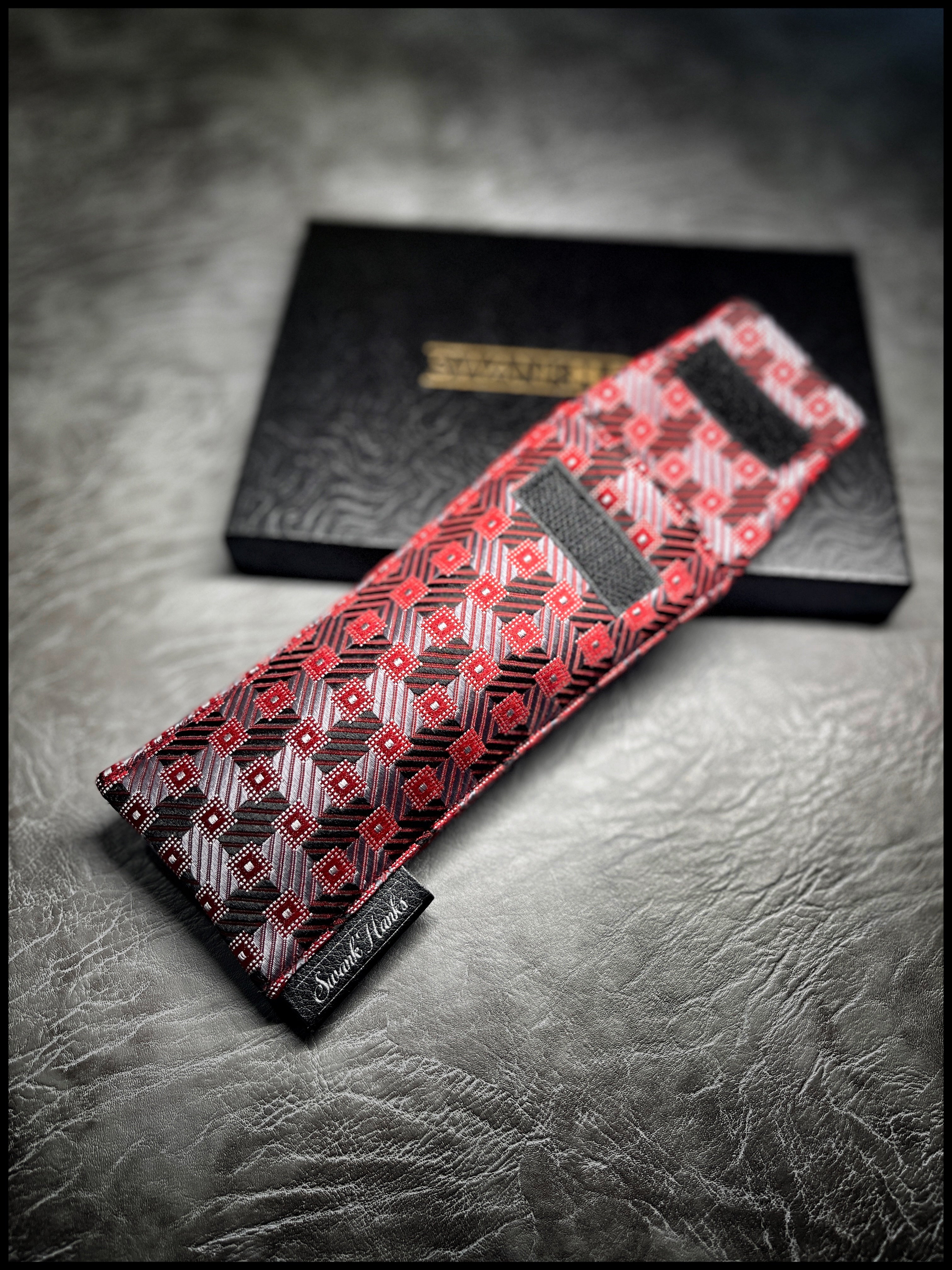 Platinum Rojo Silk Pouches