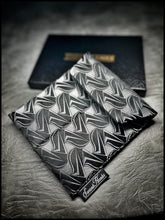 Sharkskin Silk/Emerald Silk Double Pouch