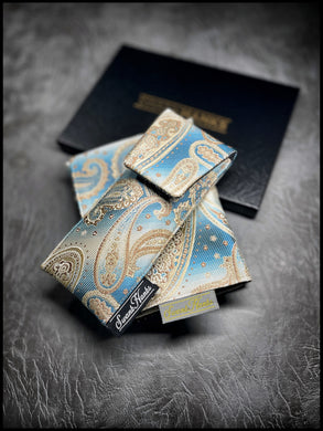 Chiffon Paisley Stripes Single Pouch