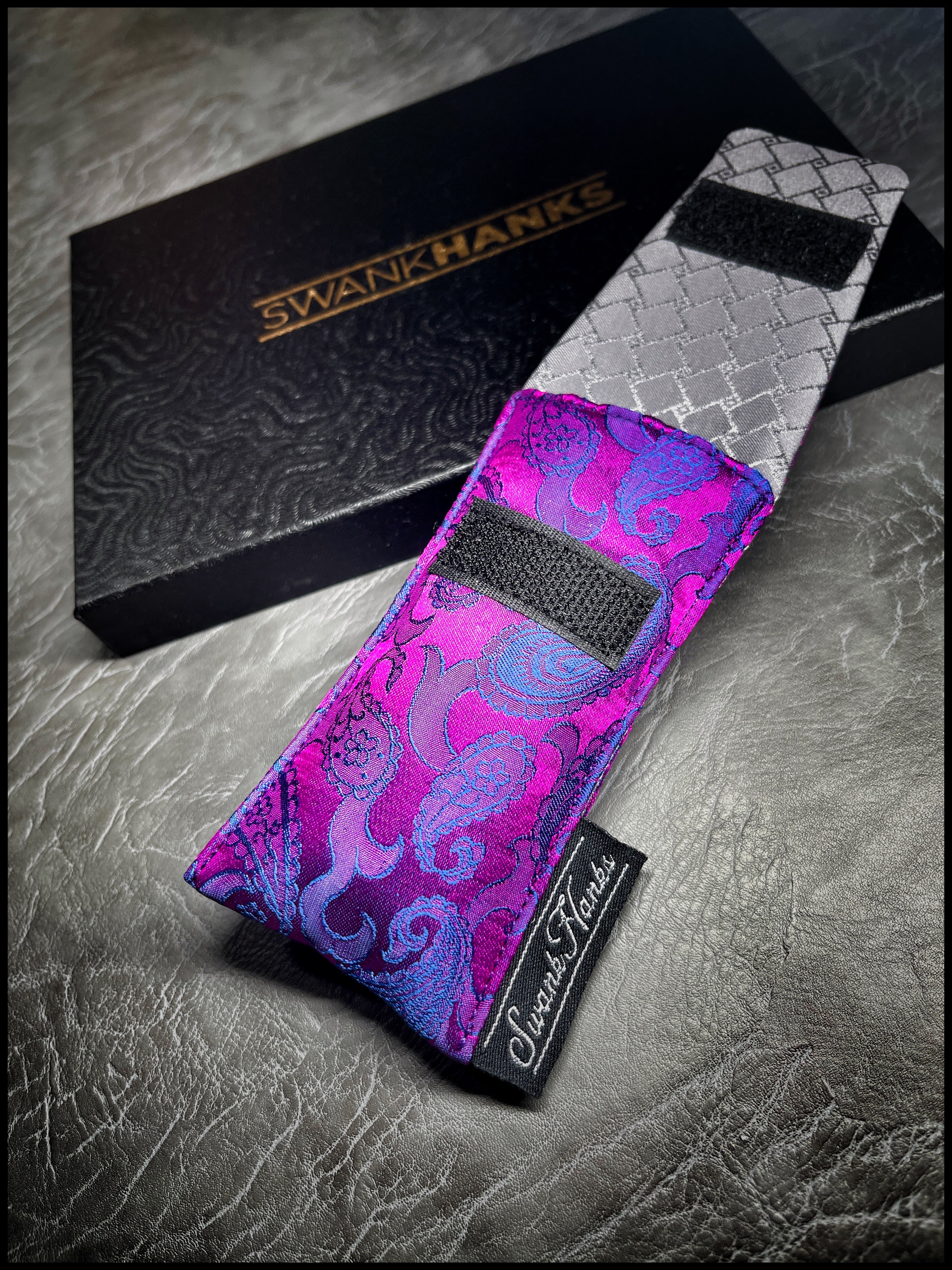 Blurple Mulberry V1 Paisley Silk Mini Single