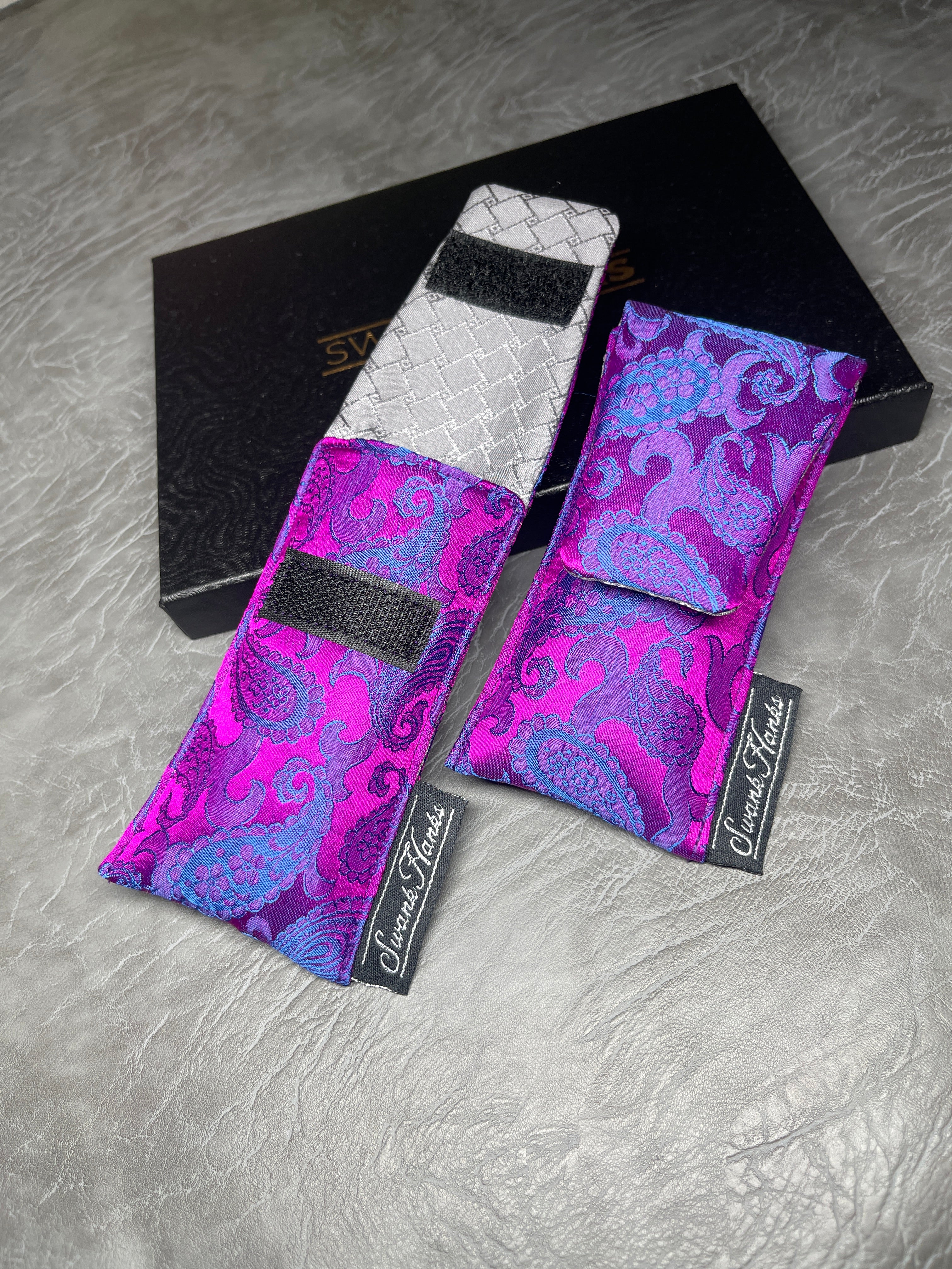 Blurple Mulberry V1 Paisley Silk Mini Single