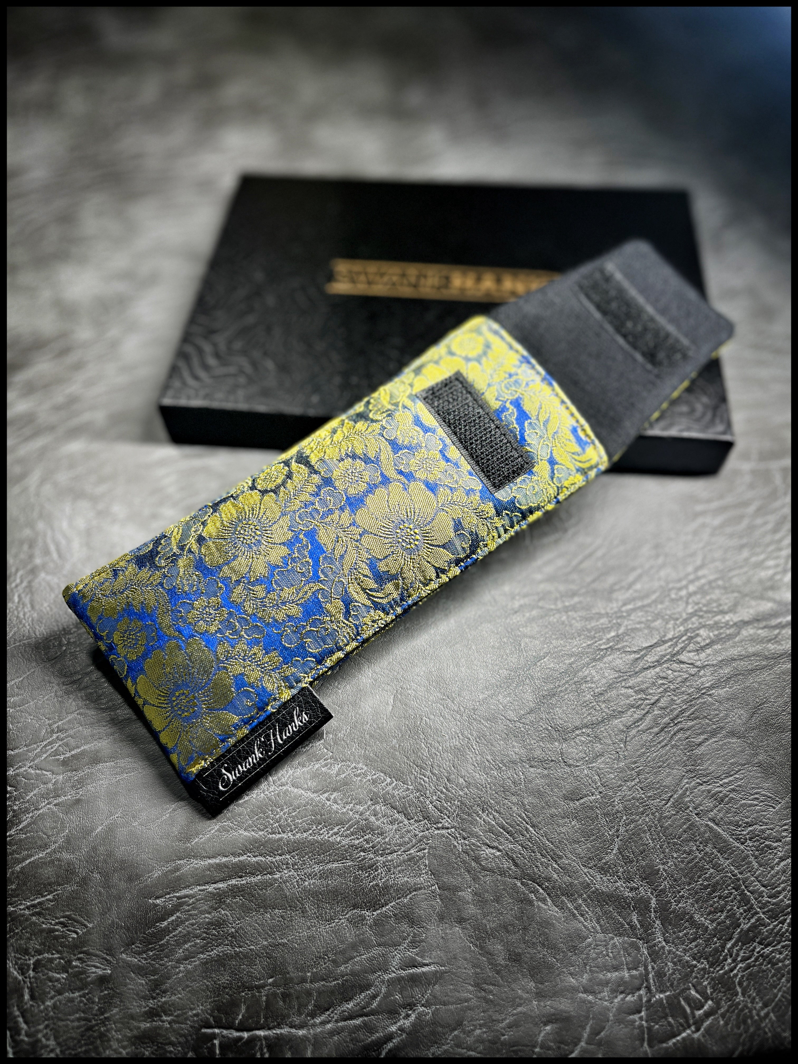 1-OFF Color Shifting Mulberry Floral Silk Single Pouch