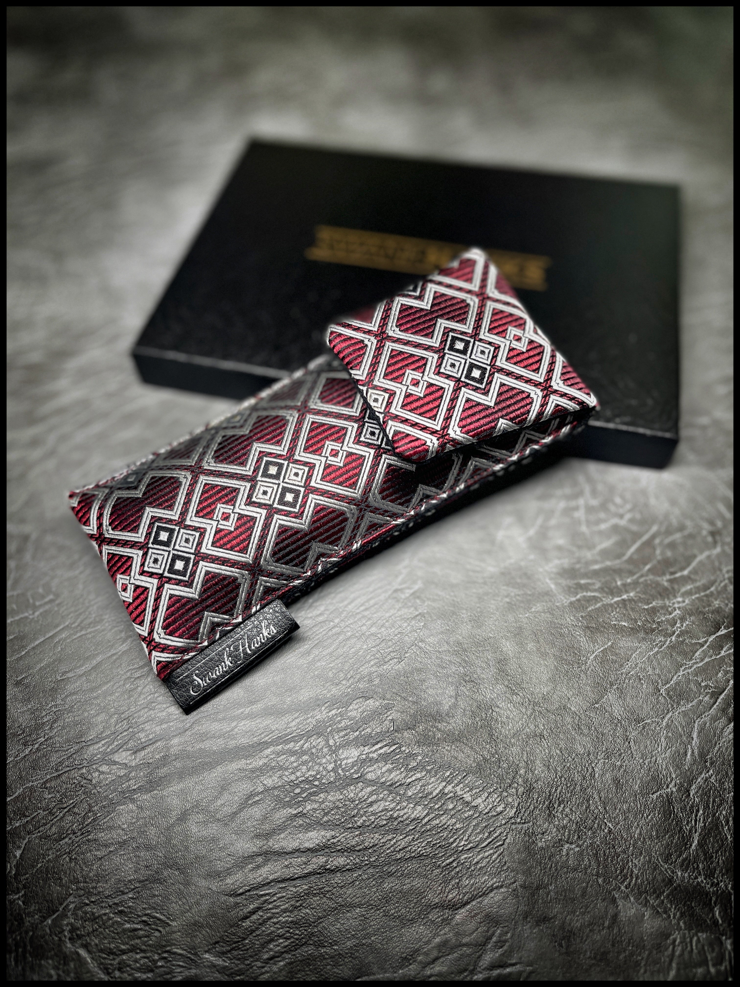 Red/Silver Gates Pinstripe Single Pouch V2