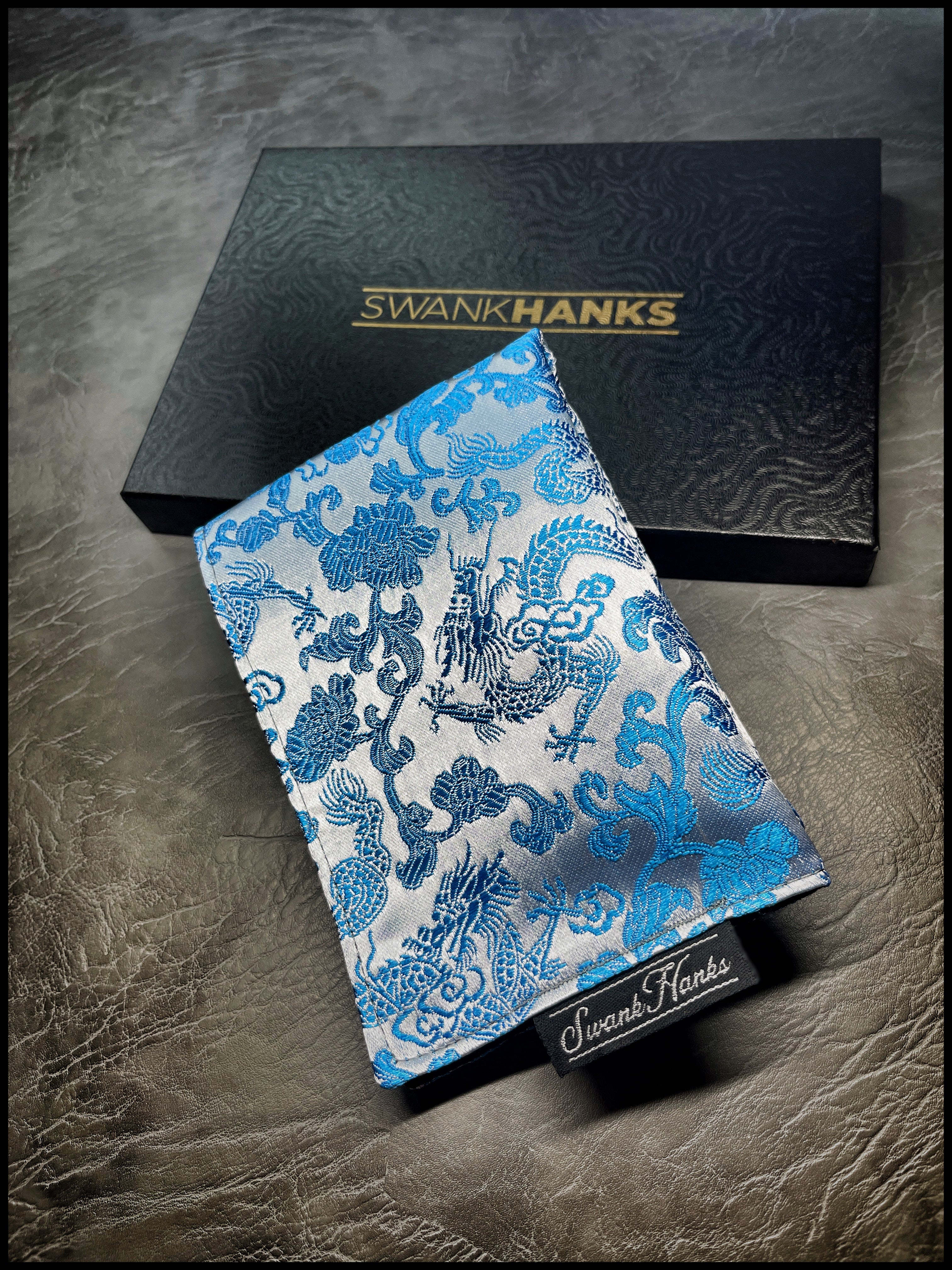 Blue/Silver Dragon Silk Mini Hanks