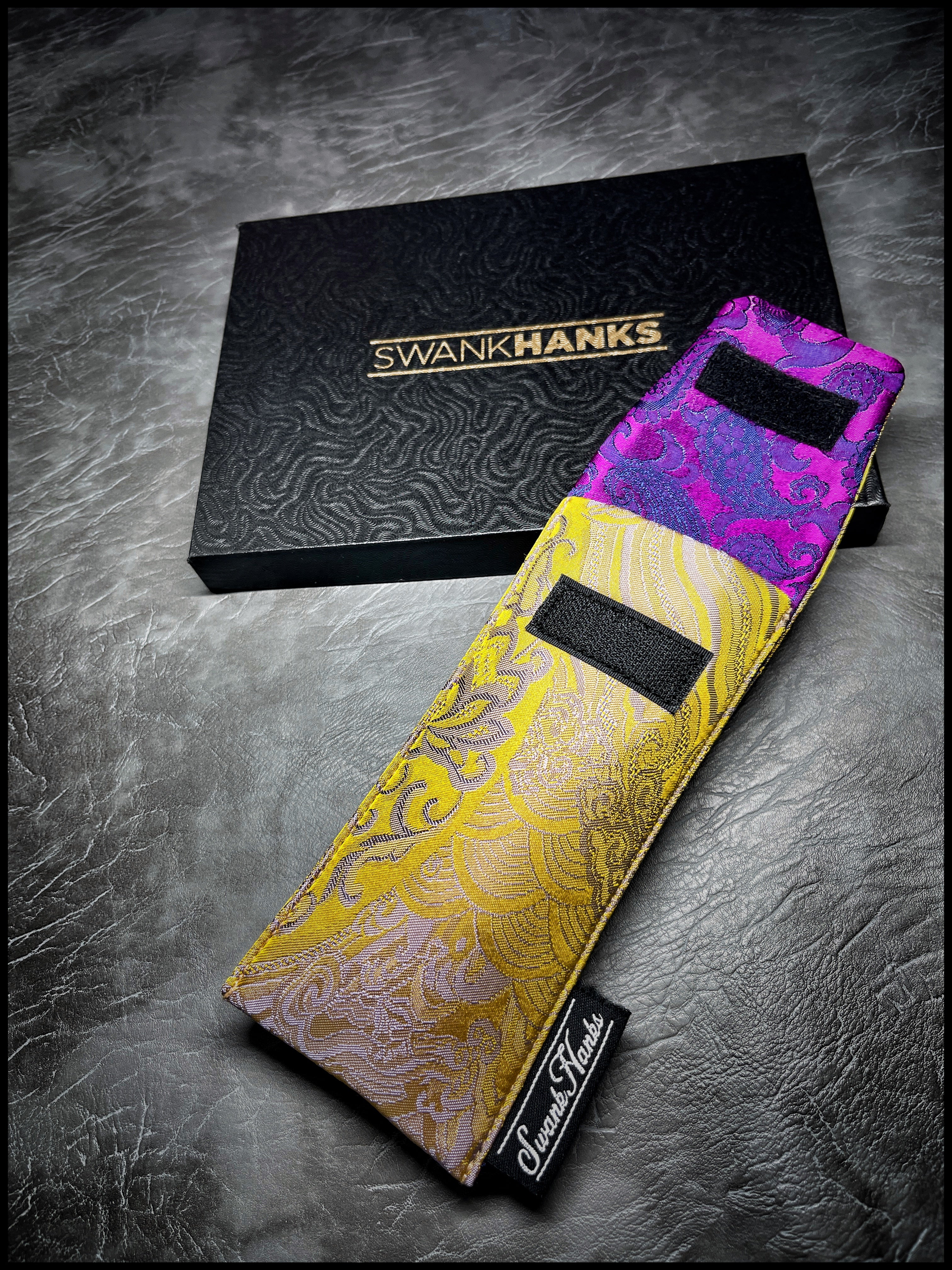 Gold Satin/ Silver Chinese Silk 1-OFF Single Pouch