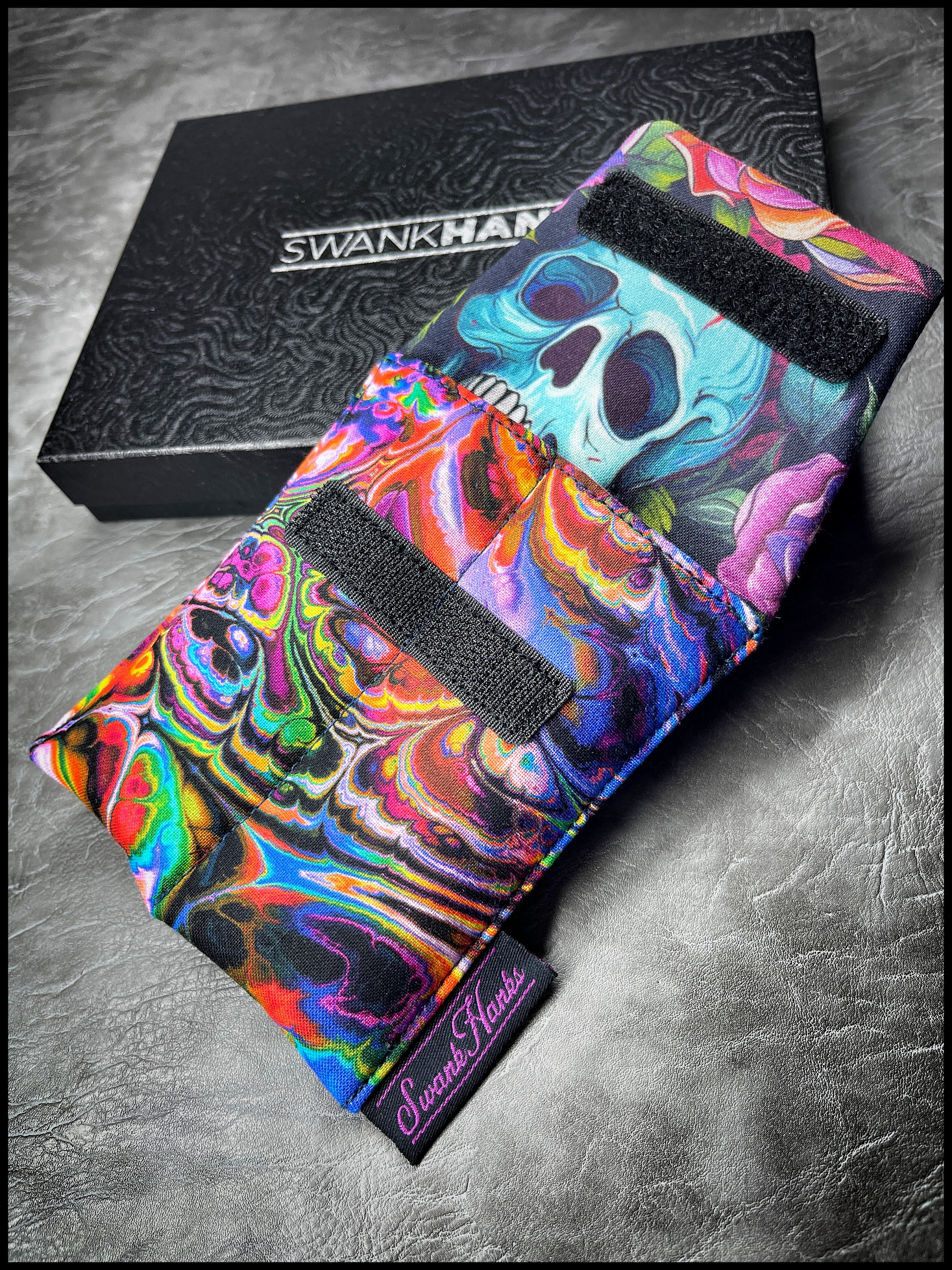 Acidic Neon Mini Double Slot Pouch