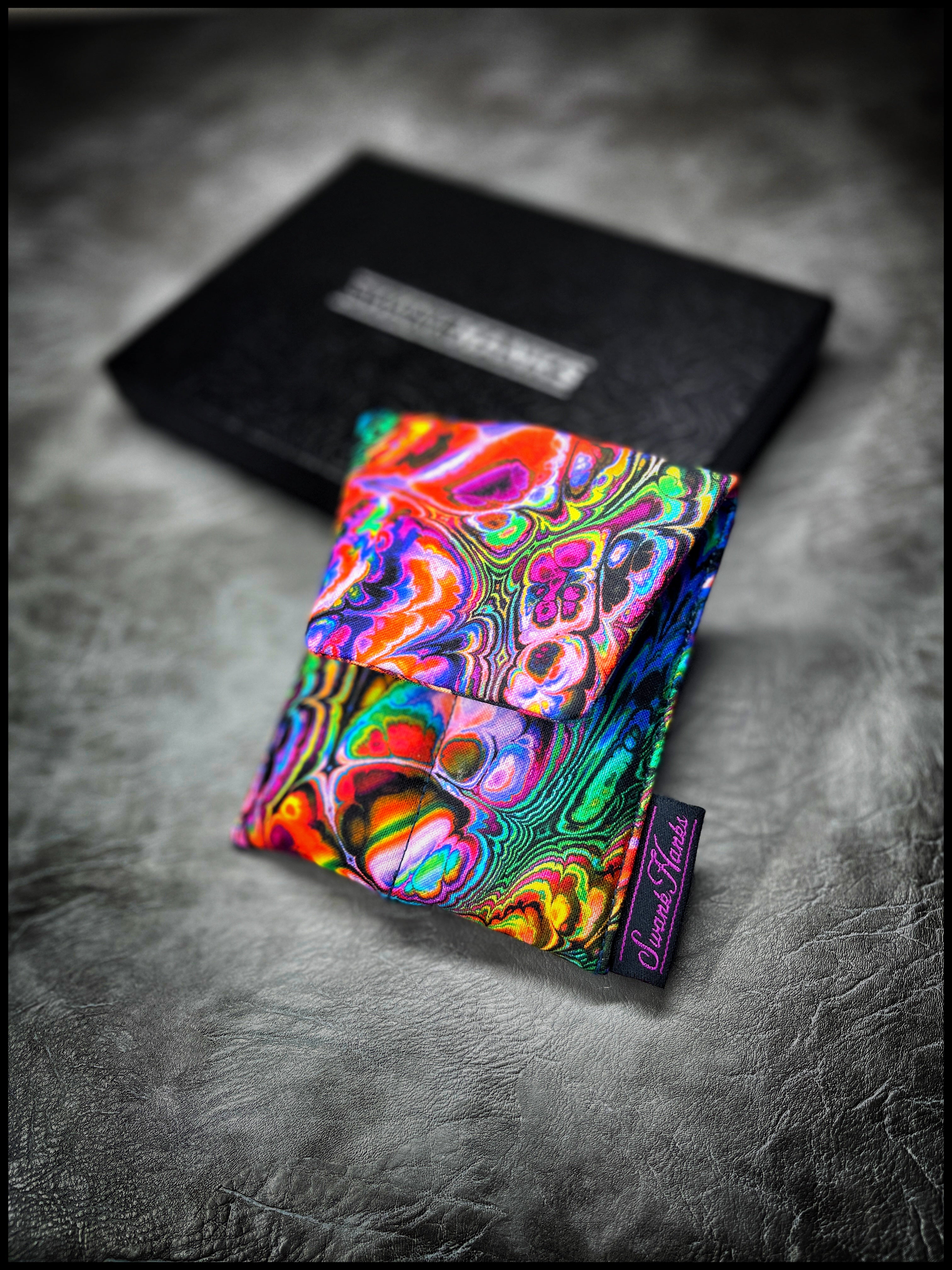 Acidic Neon Mini Double Slot Pouch