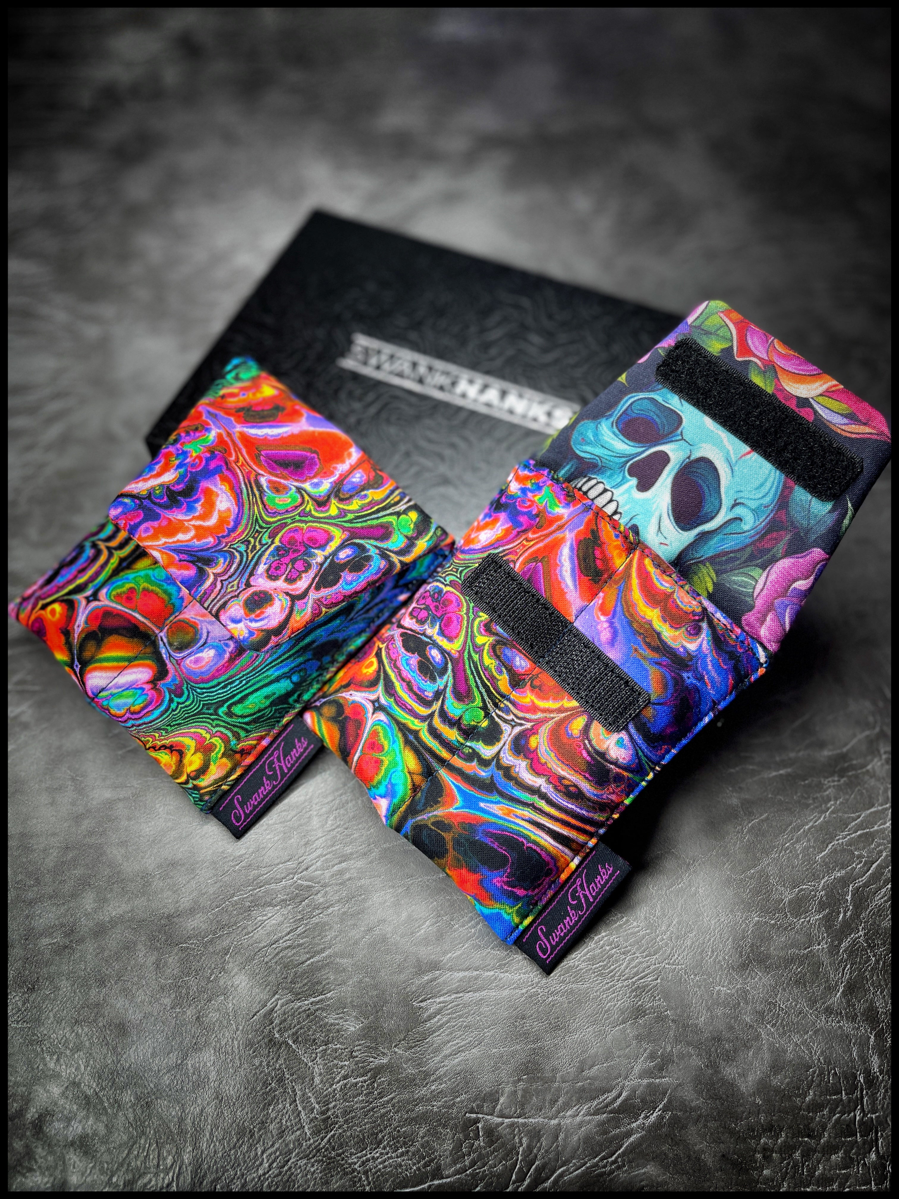Acidic Neon Mini Double Slot Pouch