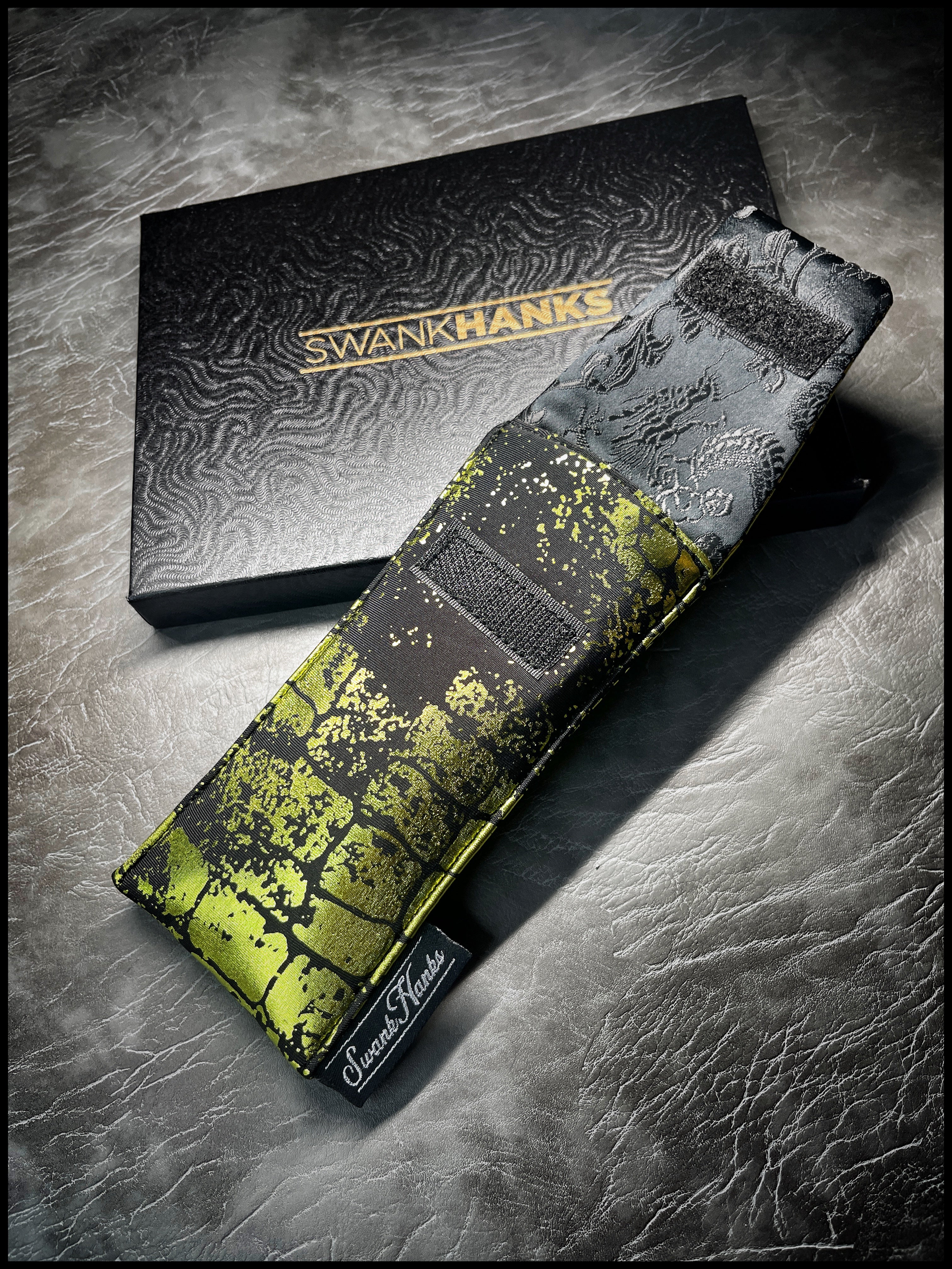 UV Gold Dragonscale V2/ Murdered Out Dragon Silk Single Pouch