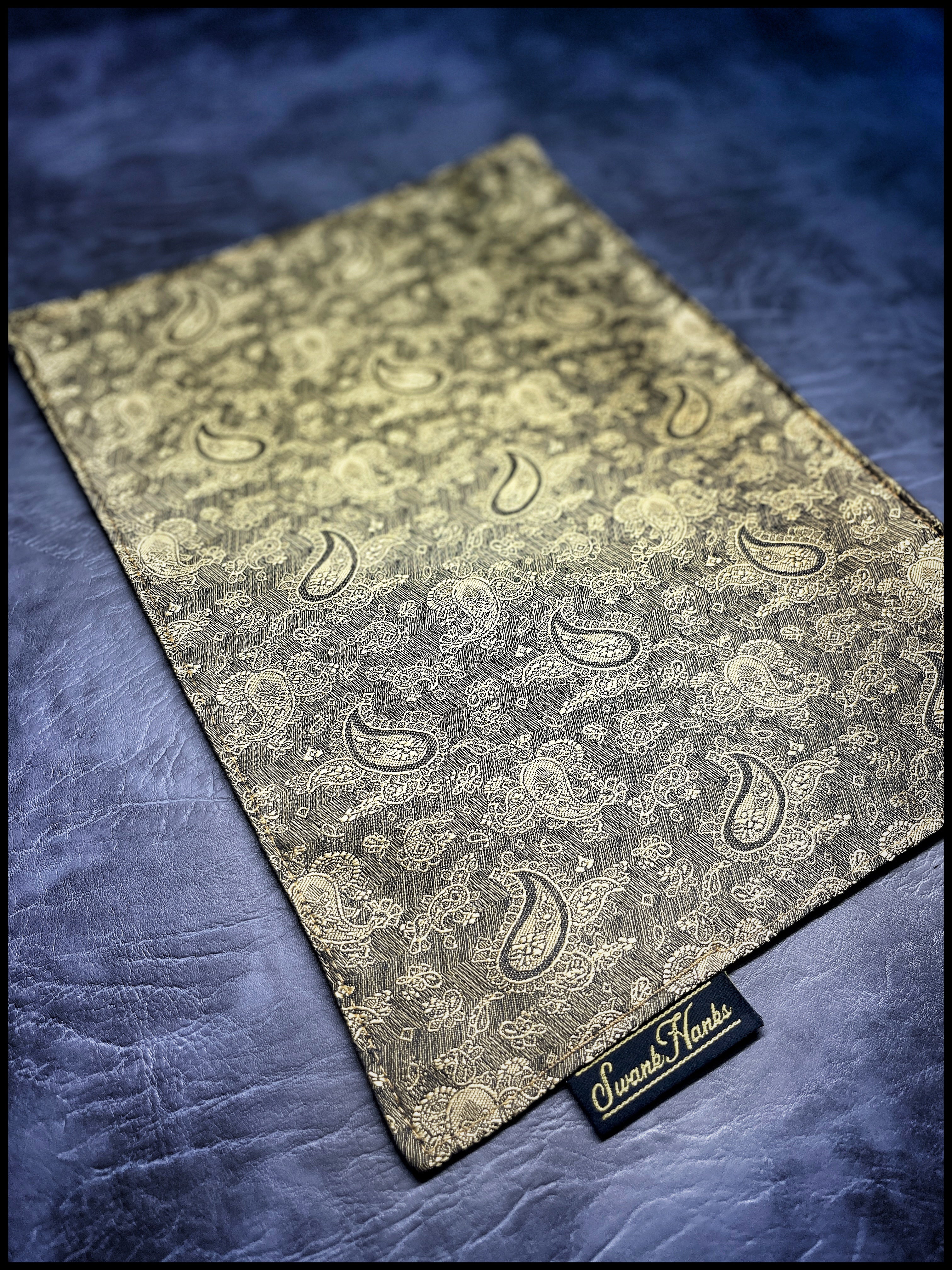 Gold Silk Paisley Mini Hanks