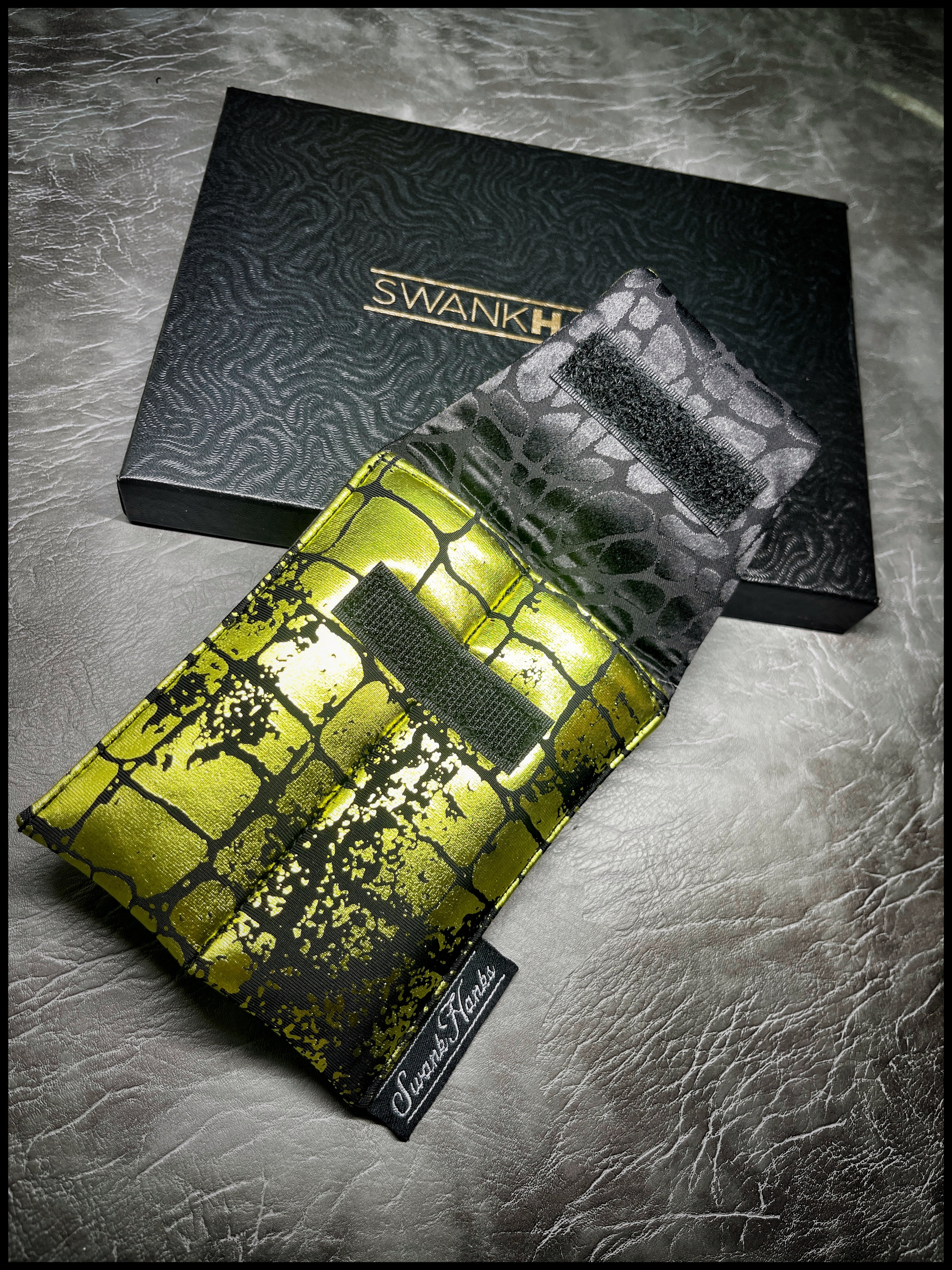 UV Gold Dragonscale Mini Double Slot Pouch