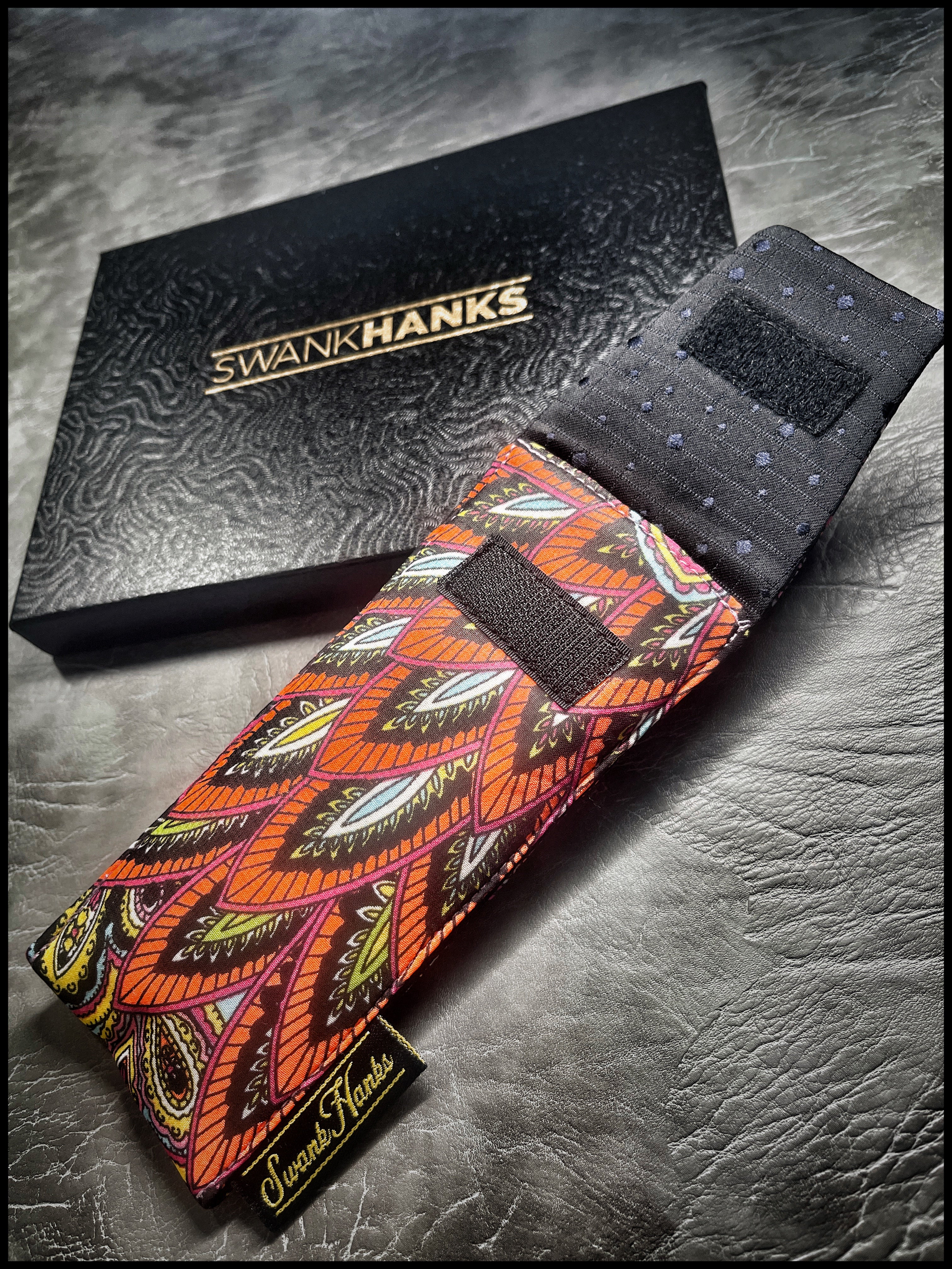 Bohemian Satin Paisley Pouch