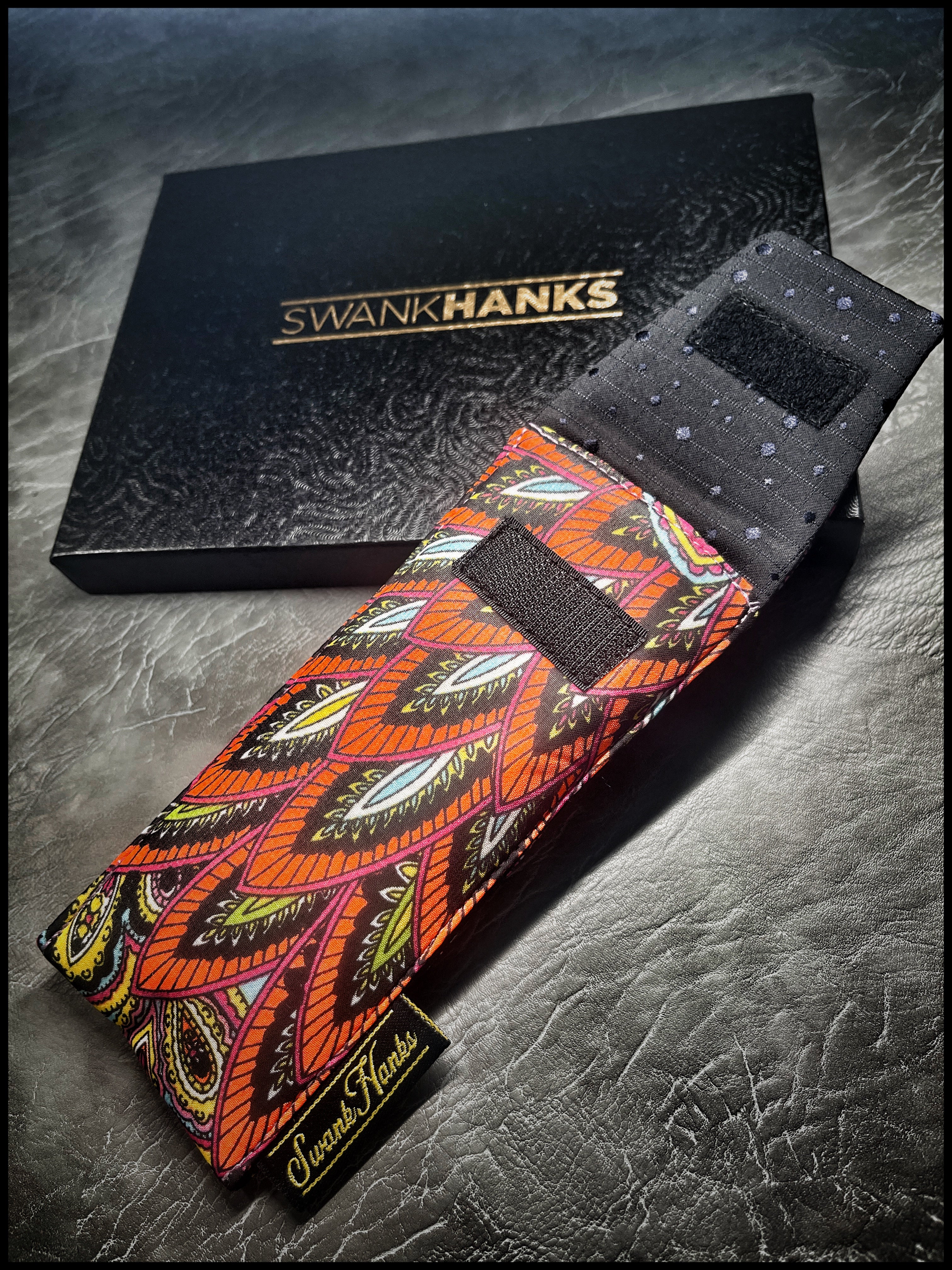 Bohemian Satin Paisley Pouch