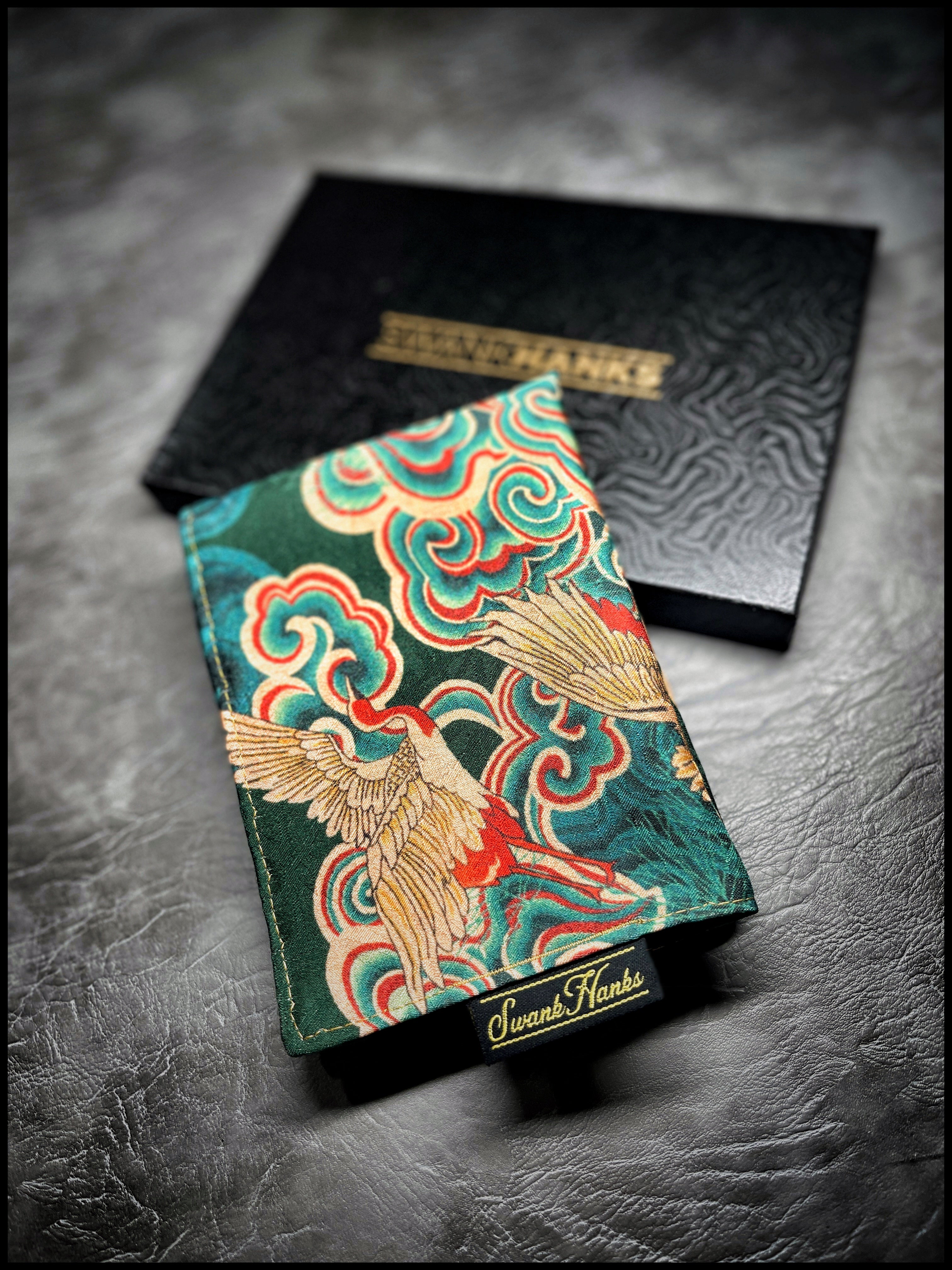 Green Crane Silk Hanks