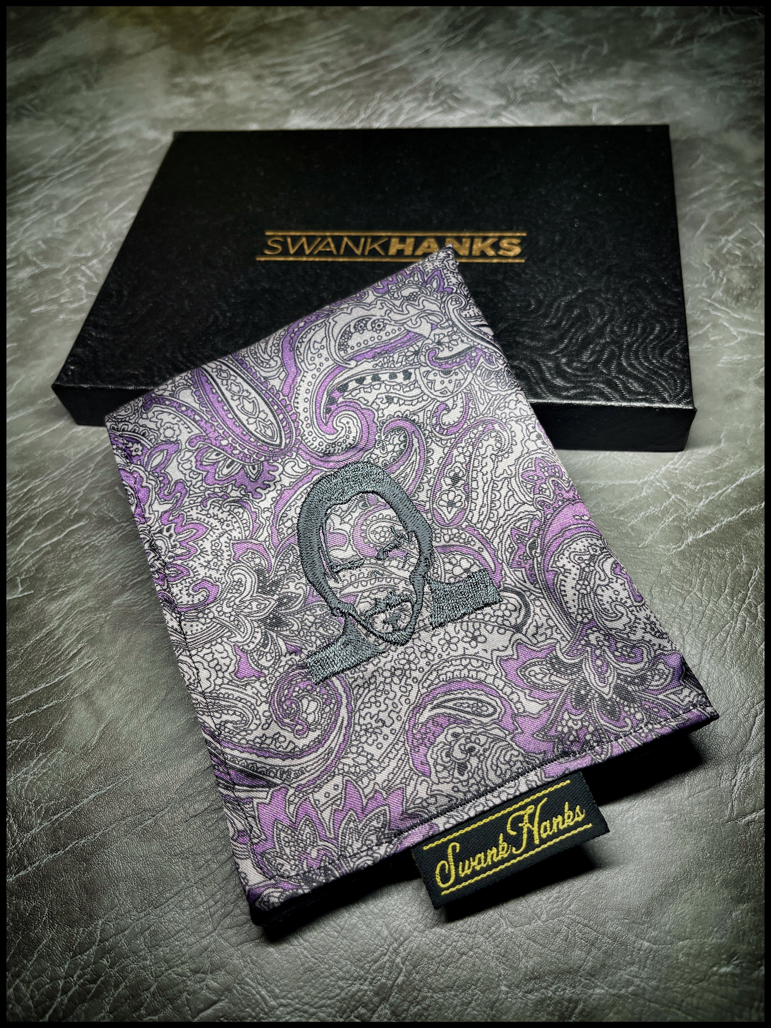 Royal Purple Silk Paisley Wick