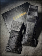 Rococo Graphite/ Basketweave Silk Single Pouch
