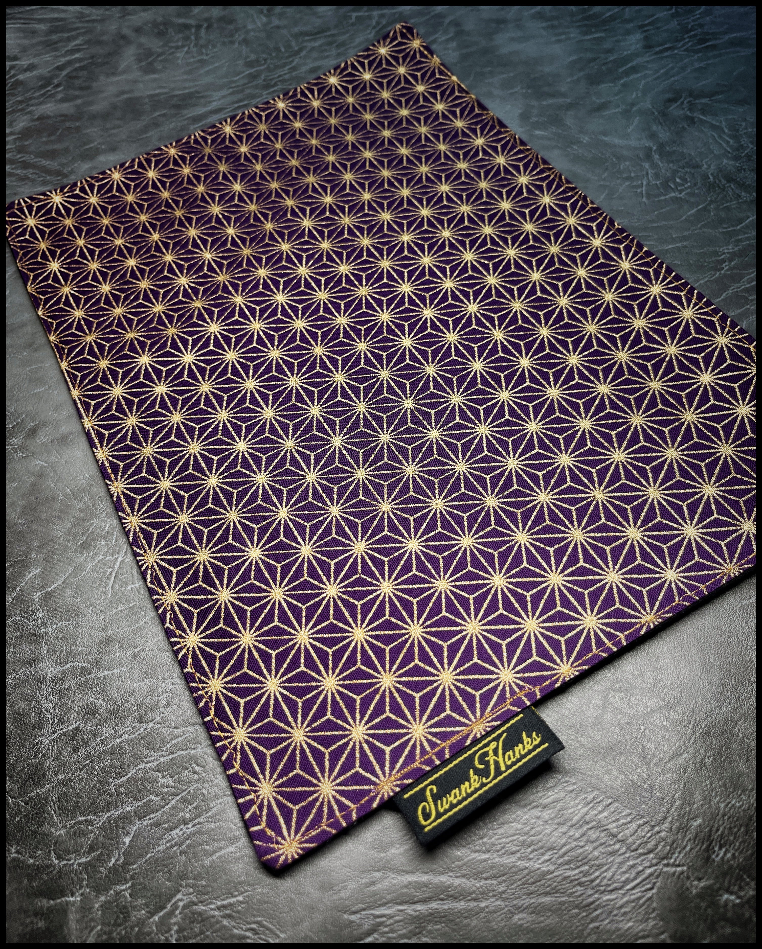 Japanese Asanoha Purp/Gold Mini Hanks