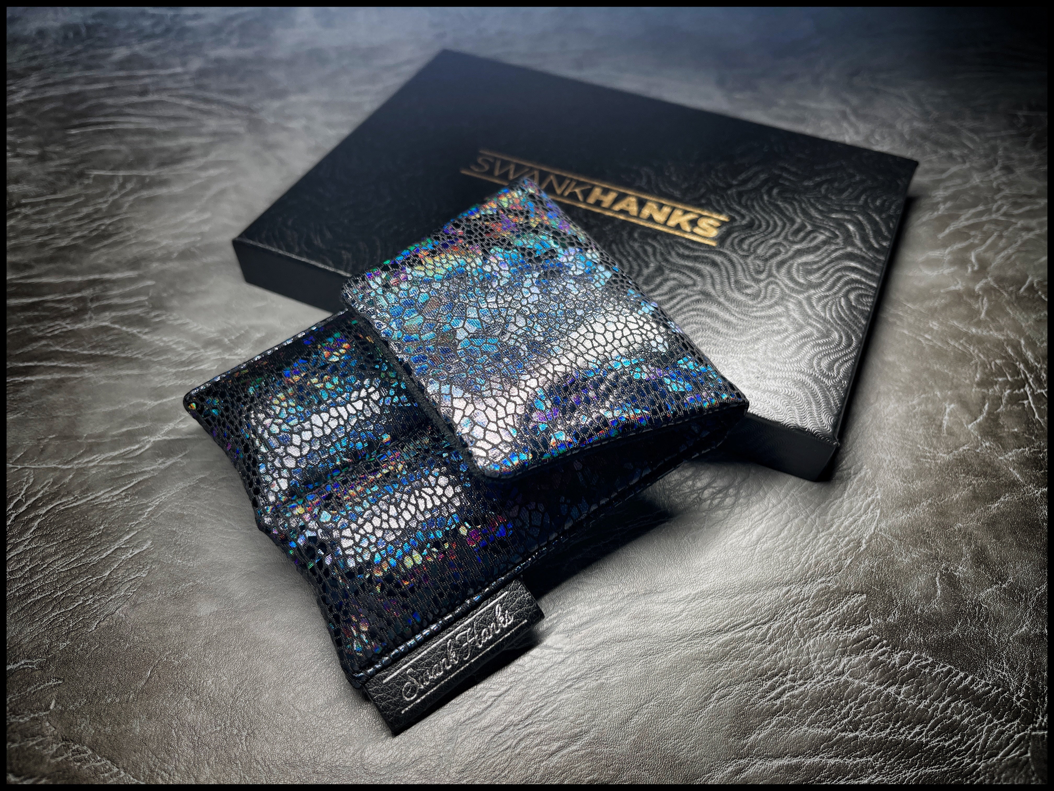 UV DragonScale Mini Double-Slot Pouch