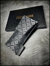Twilight Silver Silk Brocade/Satin Gunmetal Single Pouch