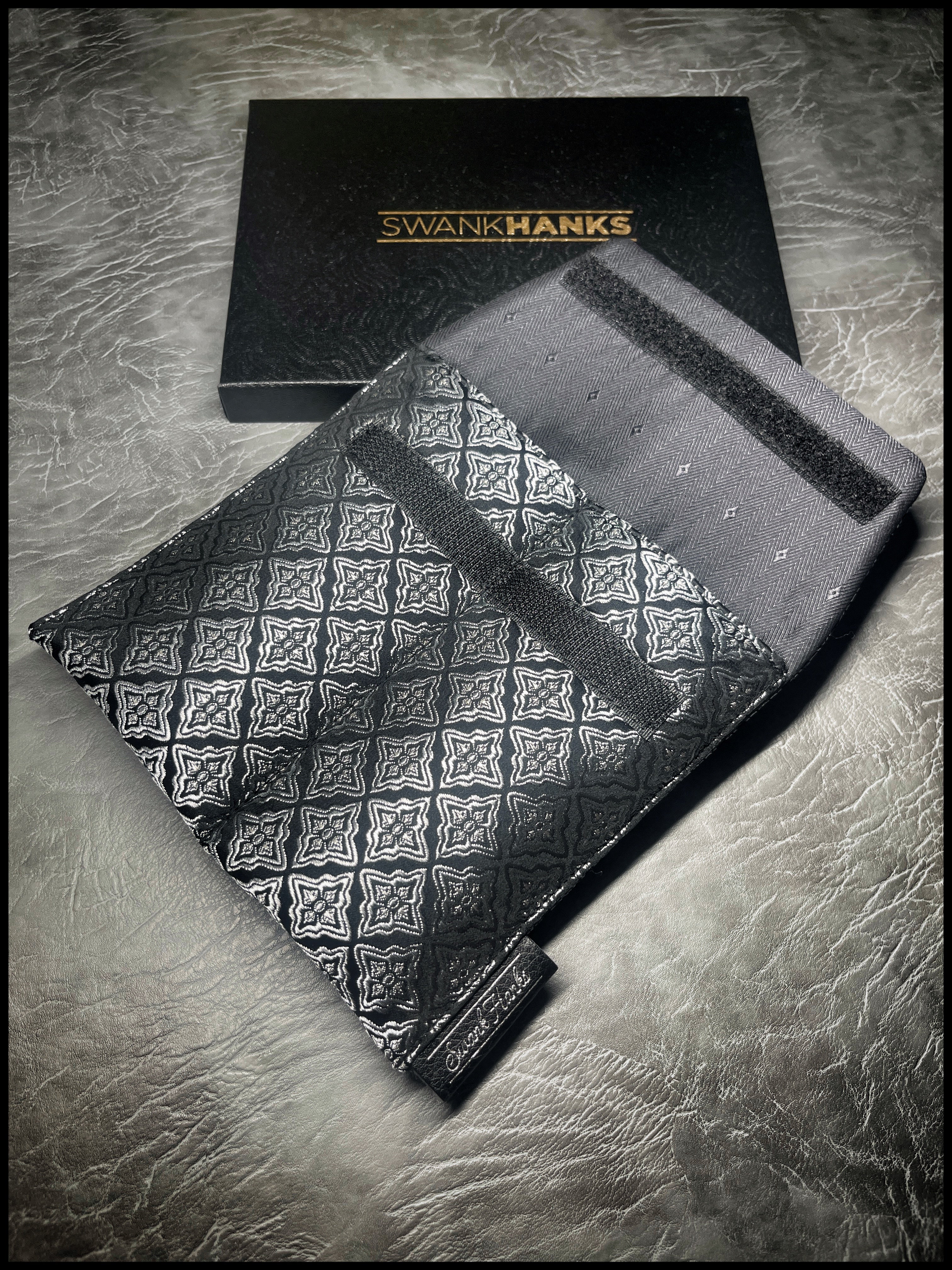 1-OFF Twilight Silk Brocade Double-Slot Pouch