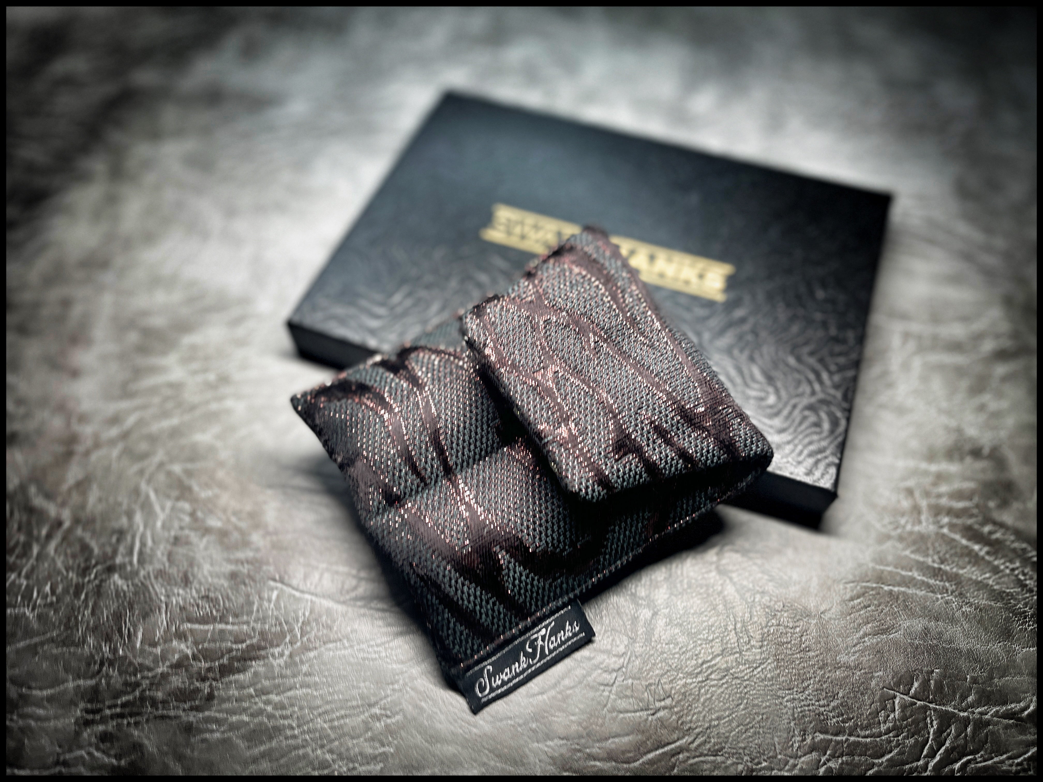 Metallic Copper DragonScale V5 Mini Double-Slot Pouch