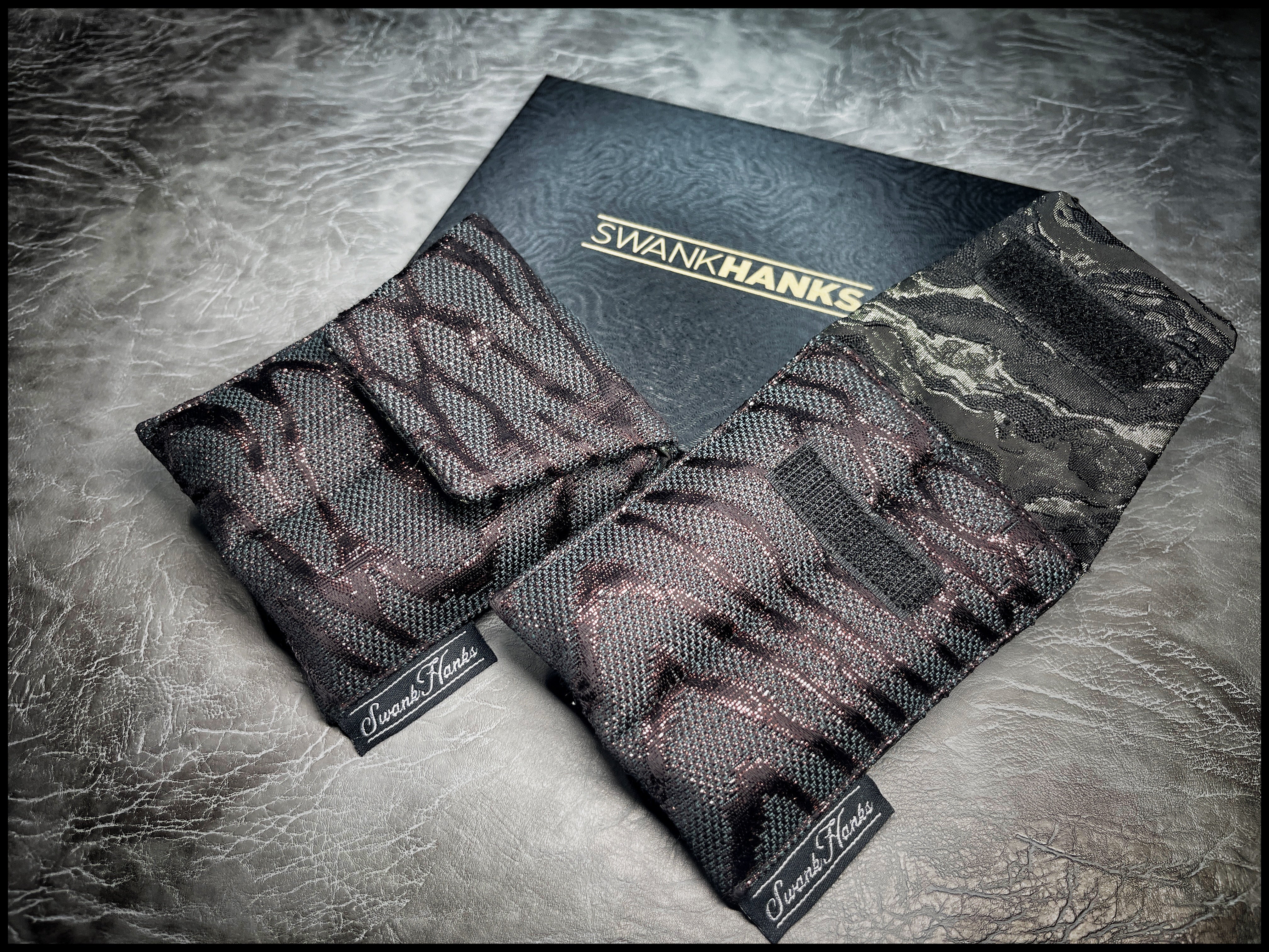 Metallic Copper DragonScale V5 Mini Double-Slot Pouch