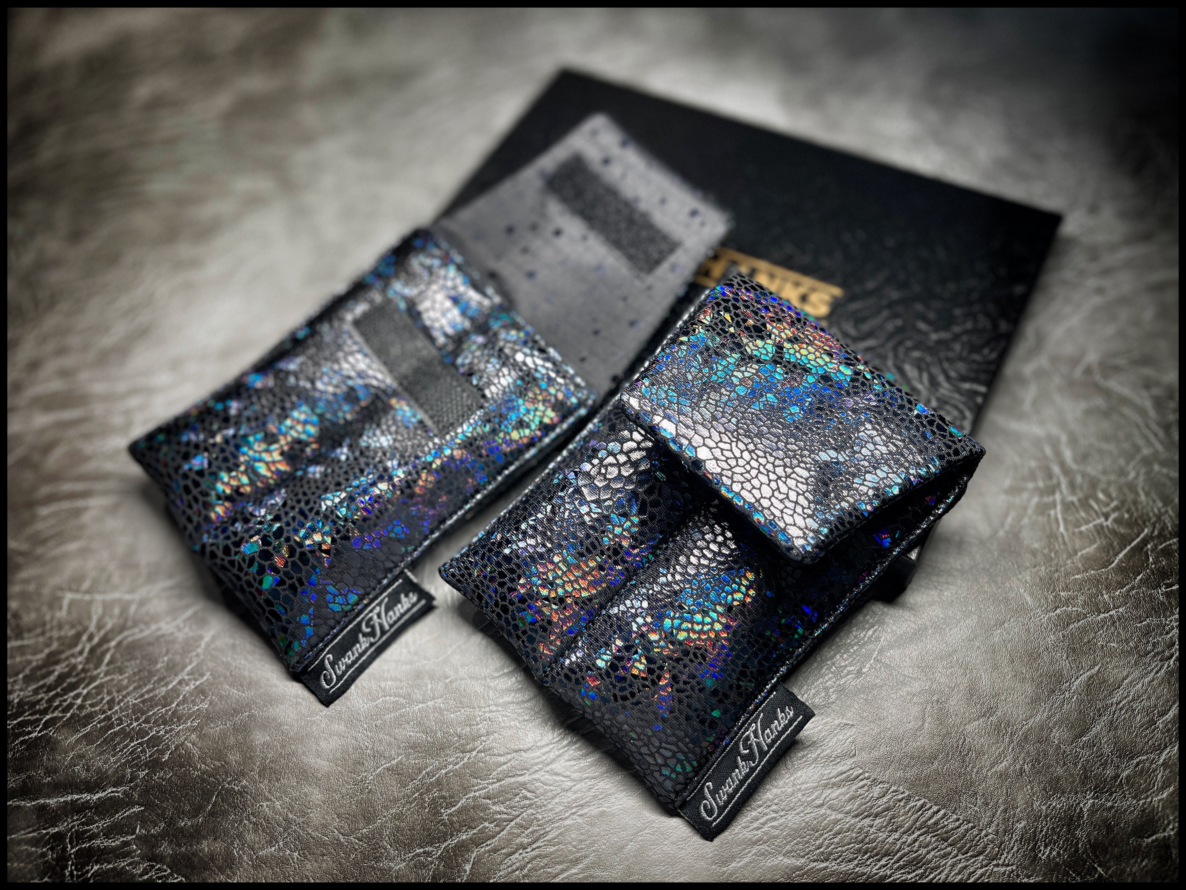 UV DragonScale Mini Double Slot Pouch