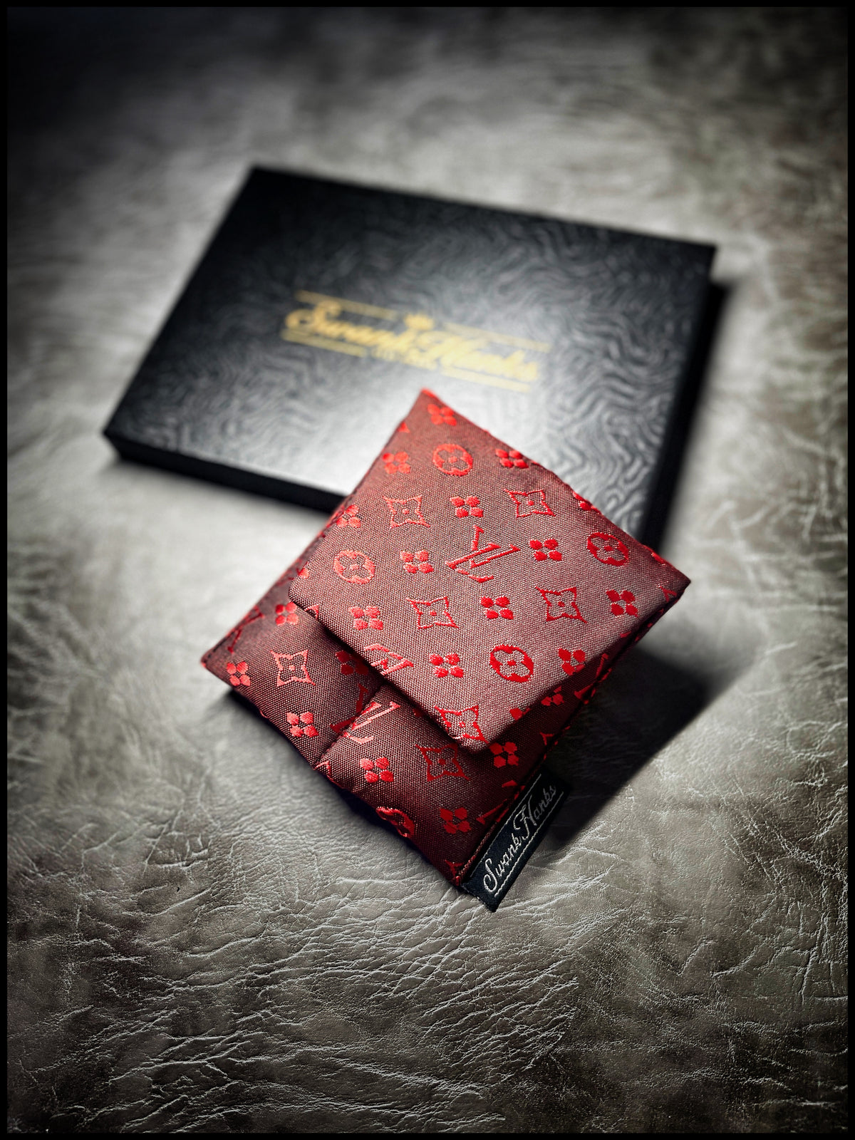 LV Satin Silk Jacquard Mini Double-Slot Pouch