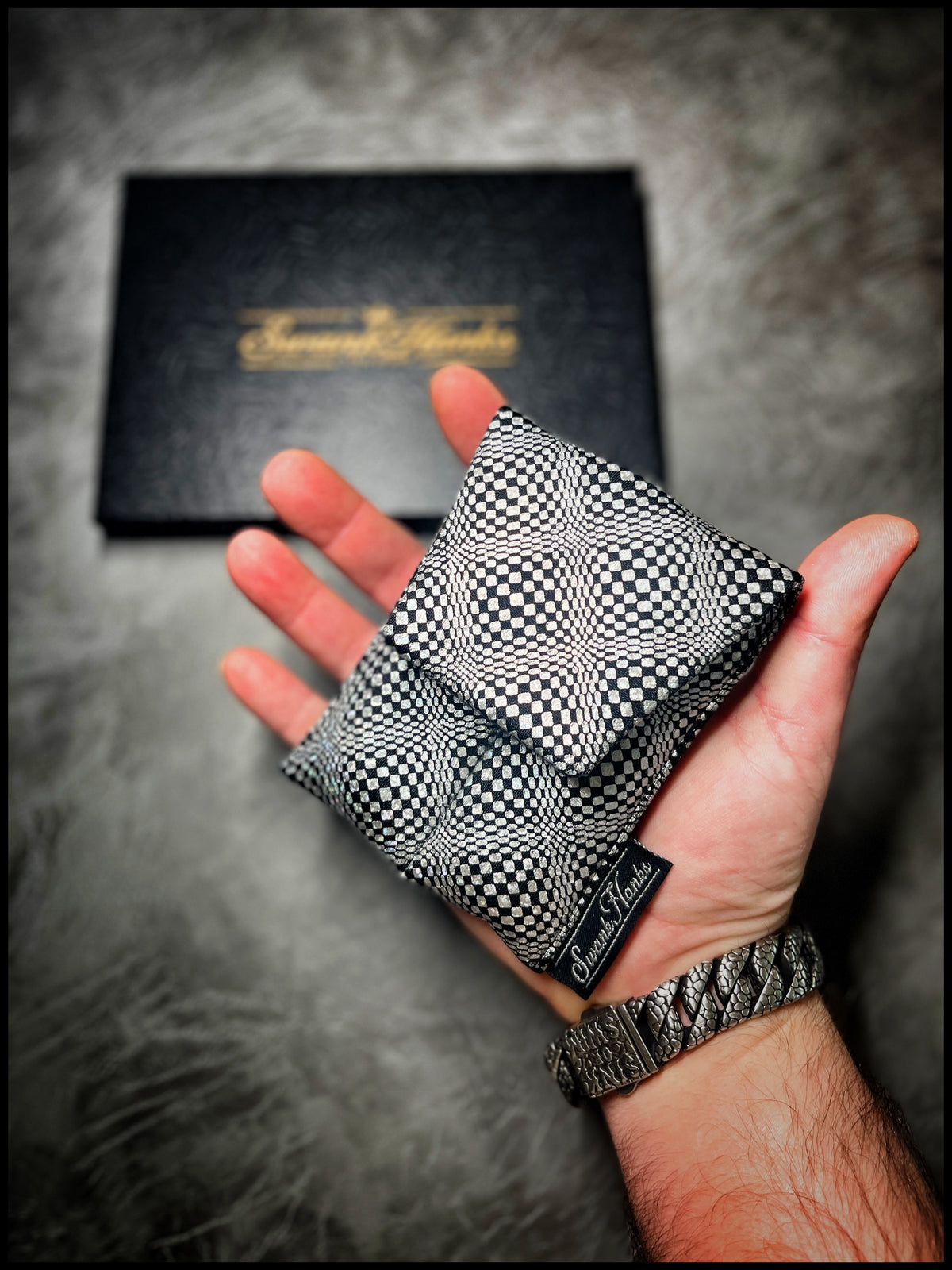 Warped Mini Double-Slot Pouch
