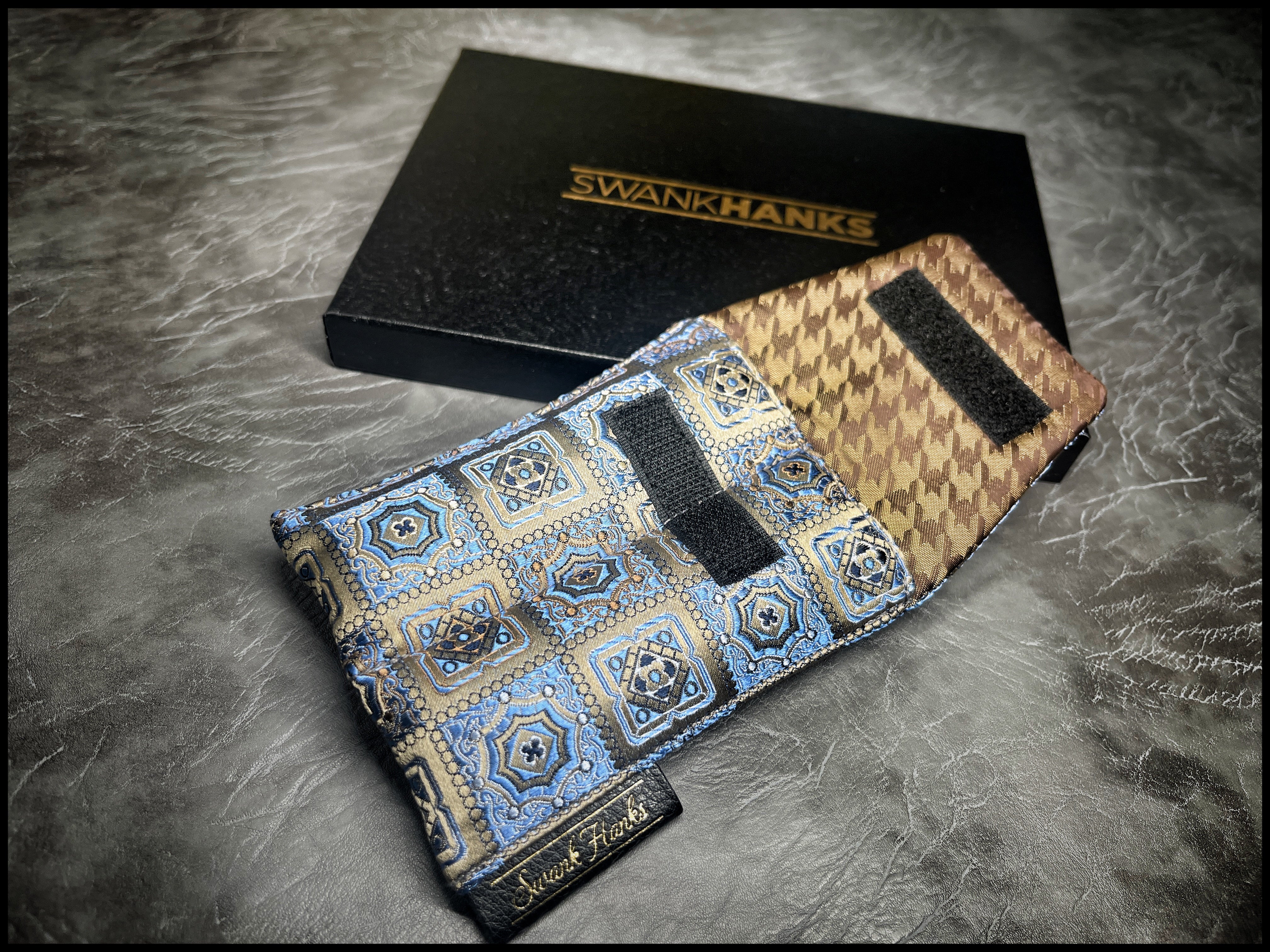 Royal Mosaic Silk Mini Double Slot Pouch