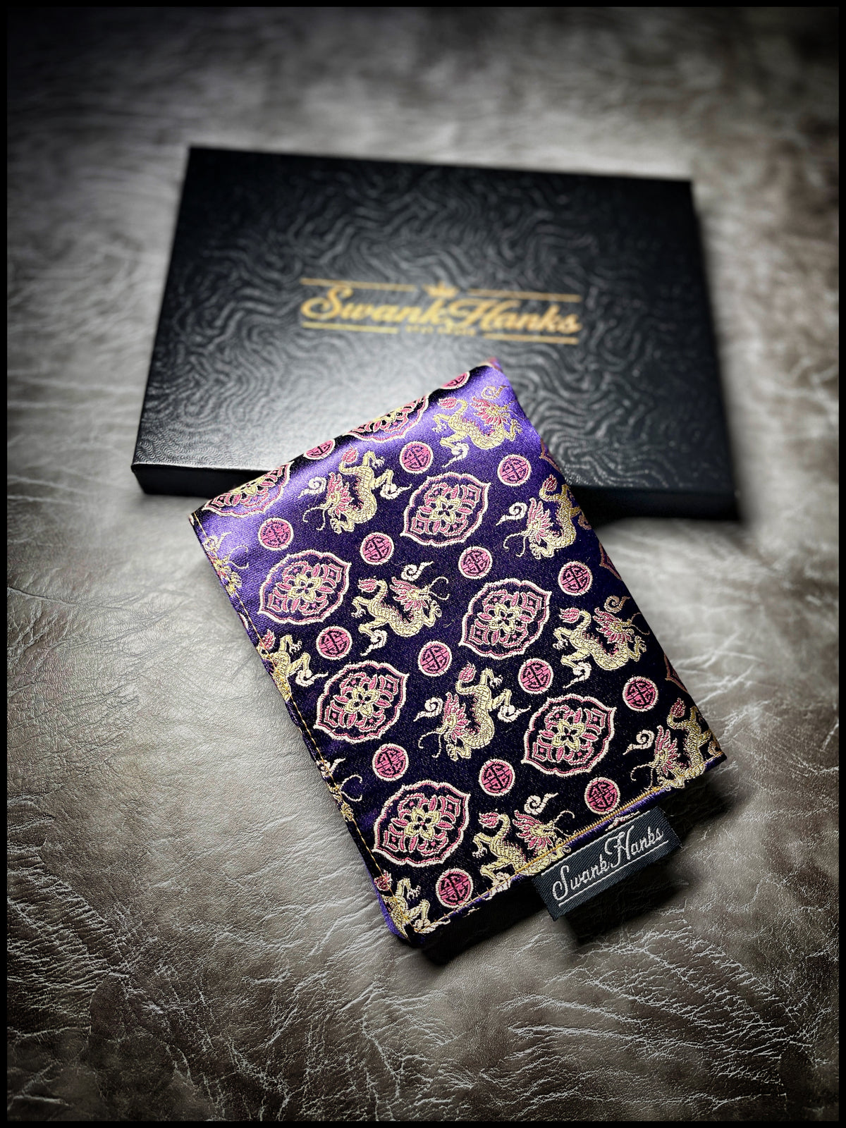 1-OFF Purple Japanese Dragon Silk