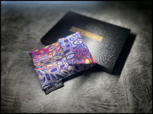 Acidic Neon/ Purple Microsuede Mini Double Slot Pouch