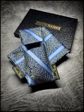Executive Pinstripe Paisley Silk