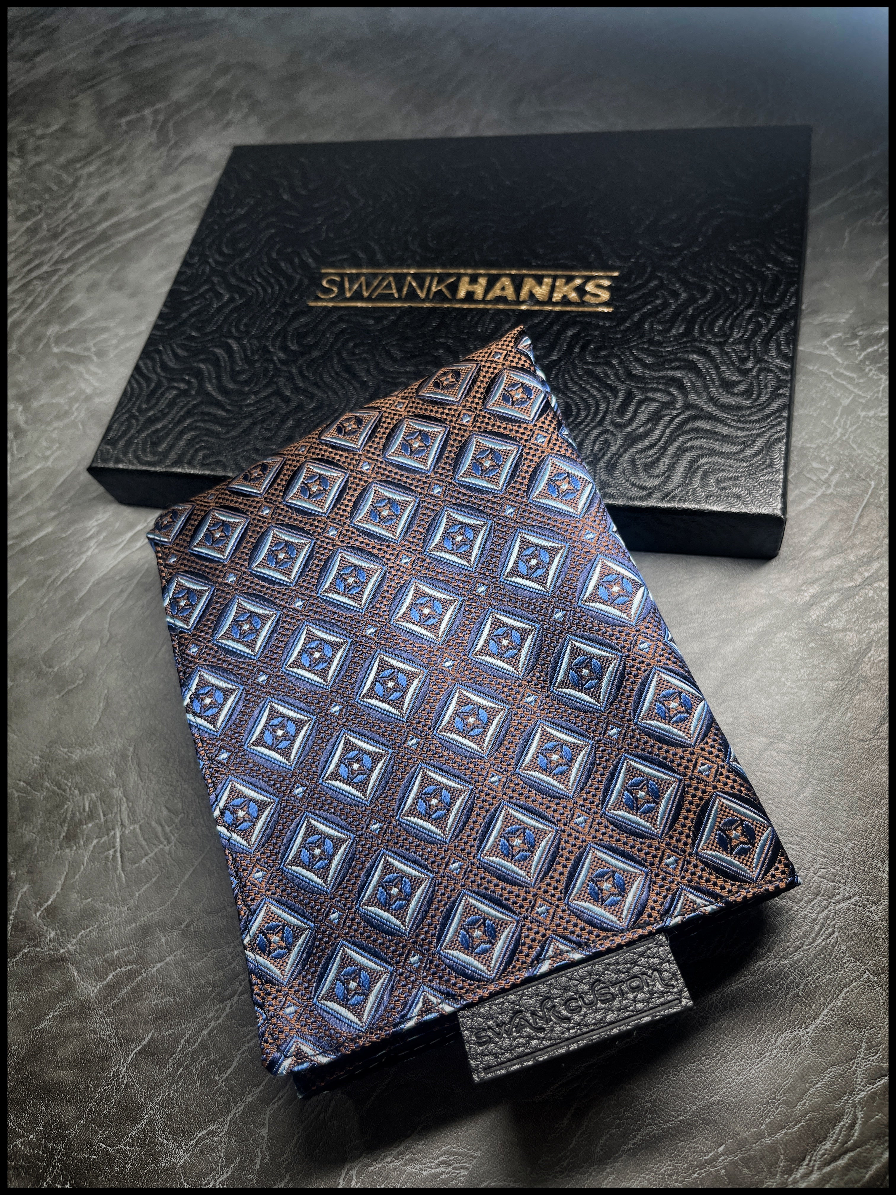 Copper Metallic Diamond Silk Hank